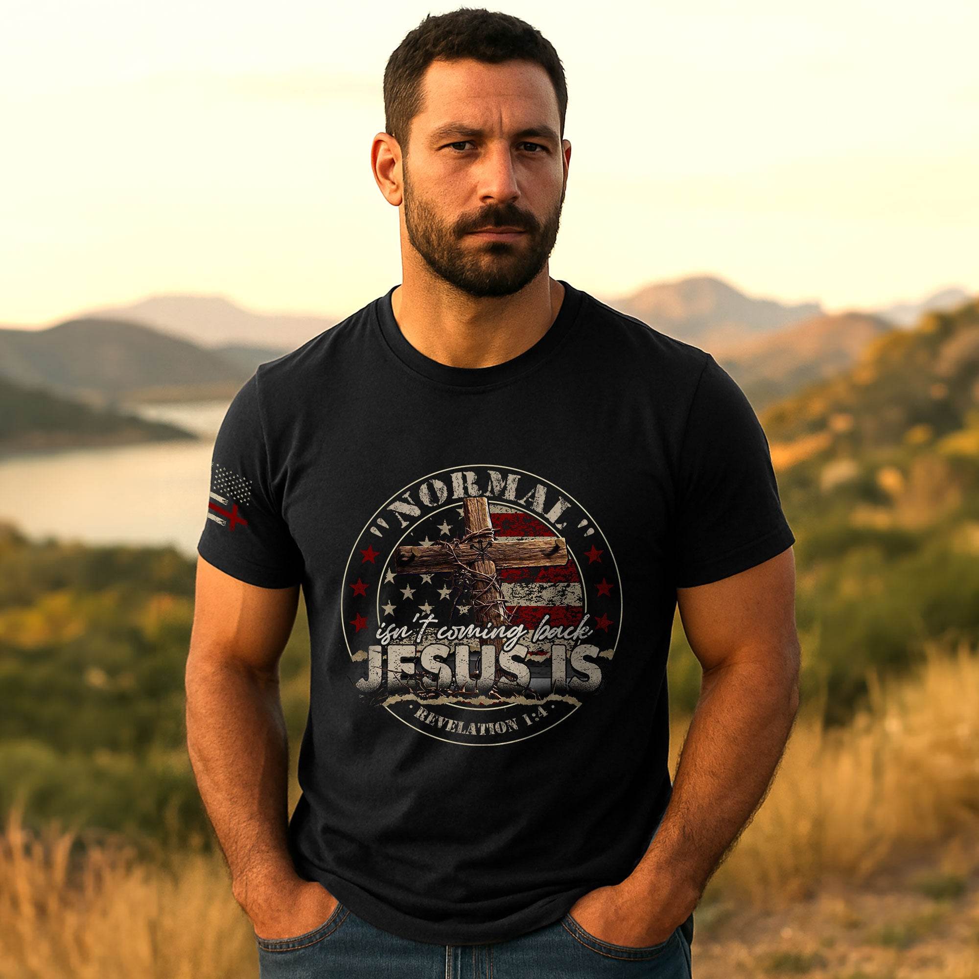 “Jesus Is Coming — Normal Isn’t” T-Shirt - Rust Field Wear