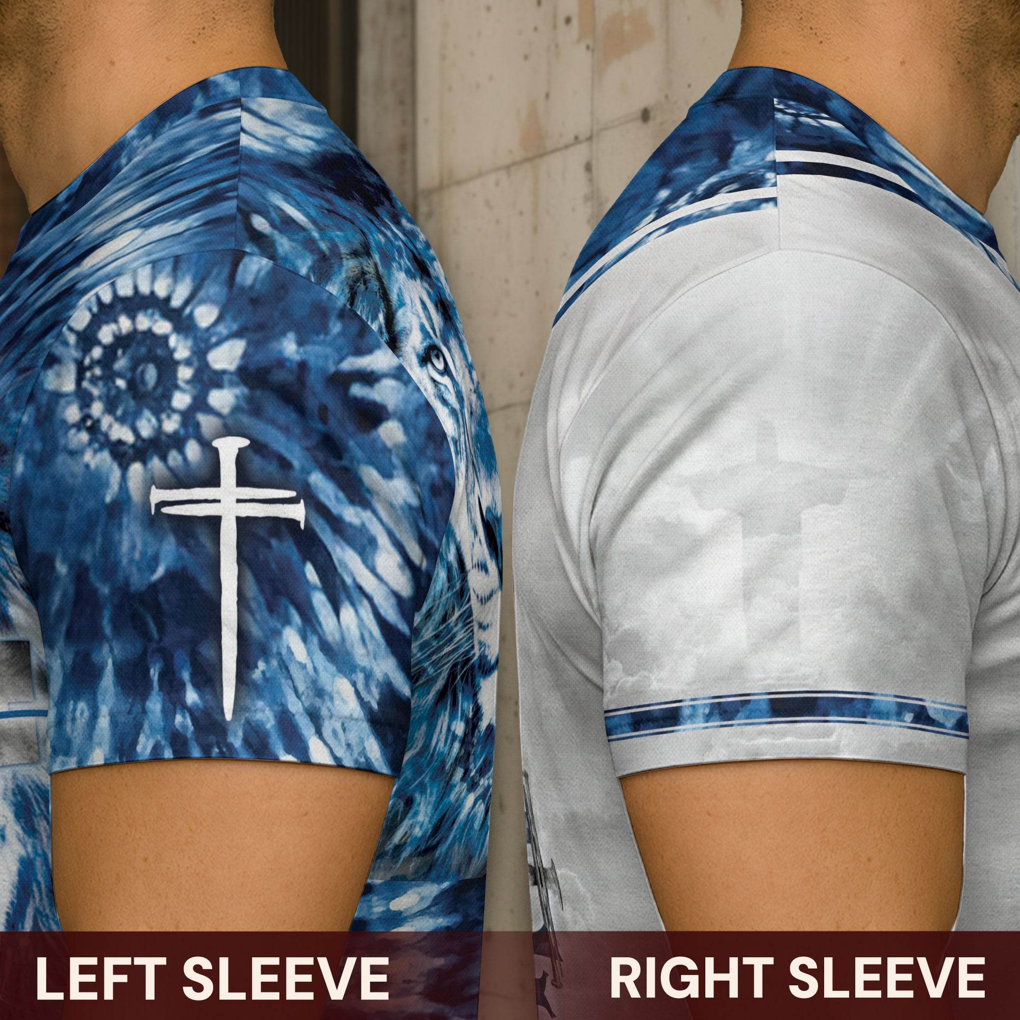 Blue Eyed Lion "Rooted In Christ" Colossians 2:7 Religious T-Shirt