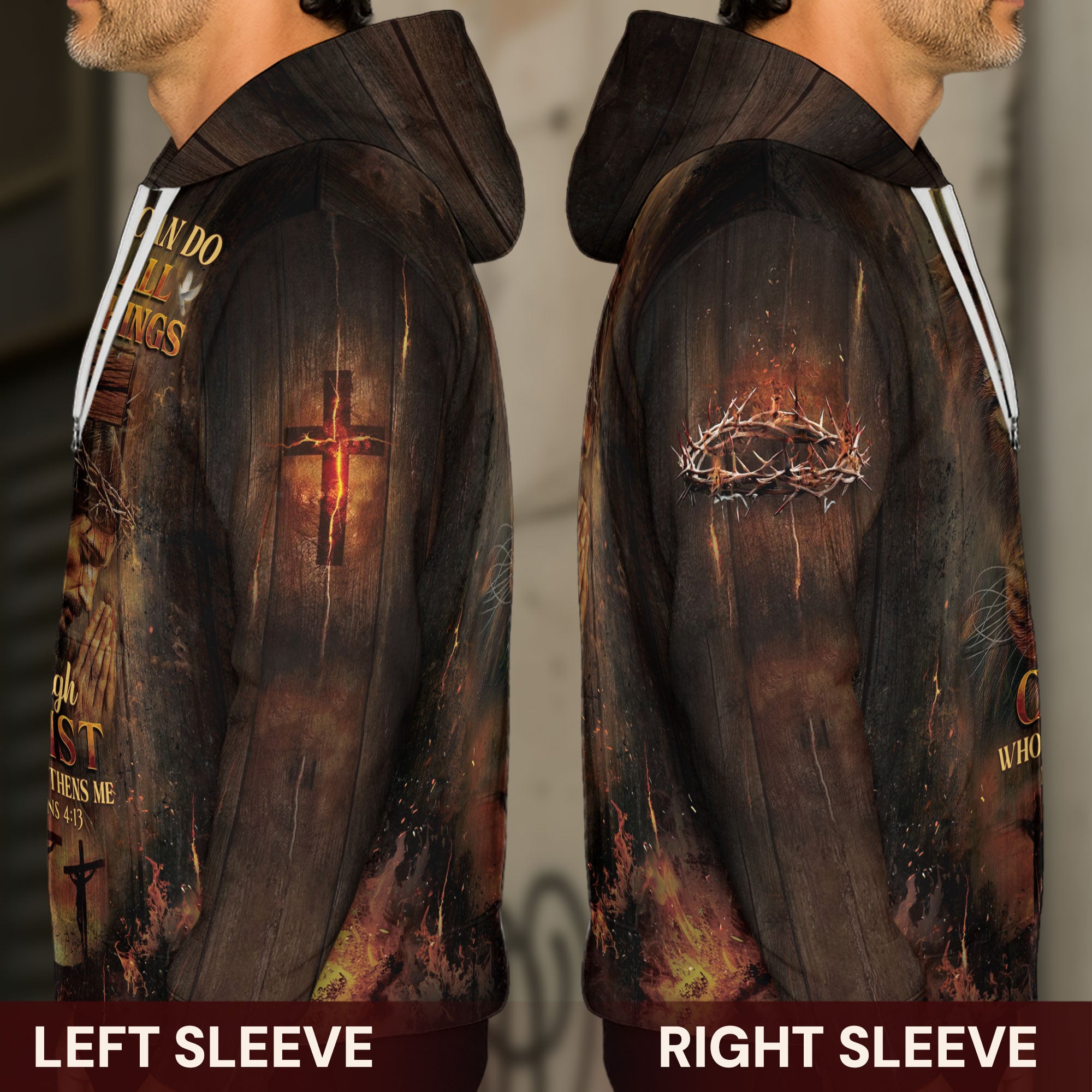 I Can Do All Things Through Christ Lion of Judah Christian Hoodie