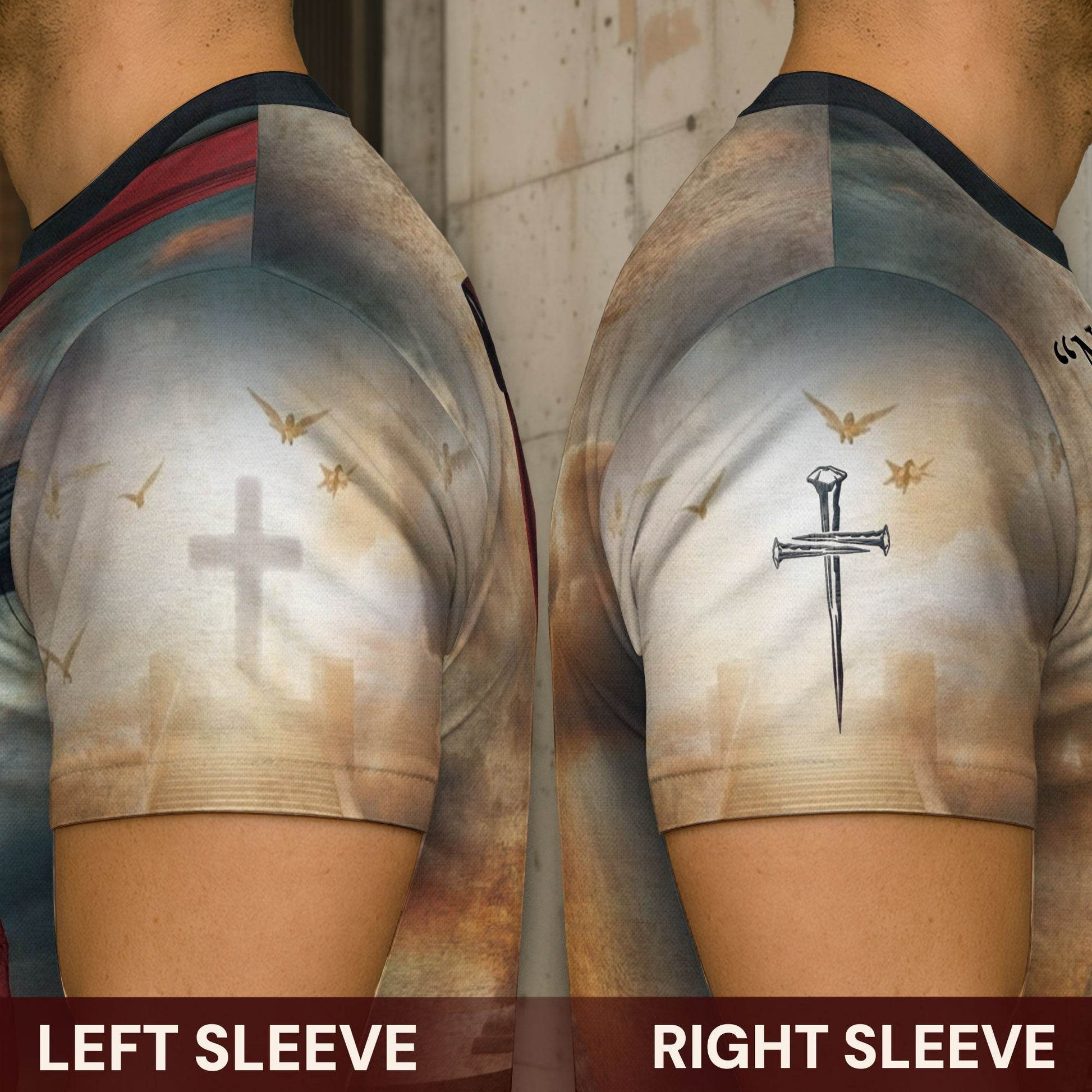 Revelation 1:4 Stairway To Heaven Lion Of Judah T-Shirt - Rust Field Wear