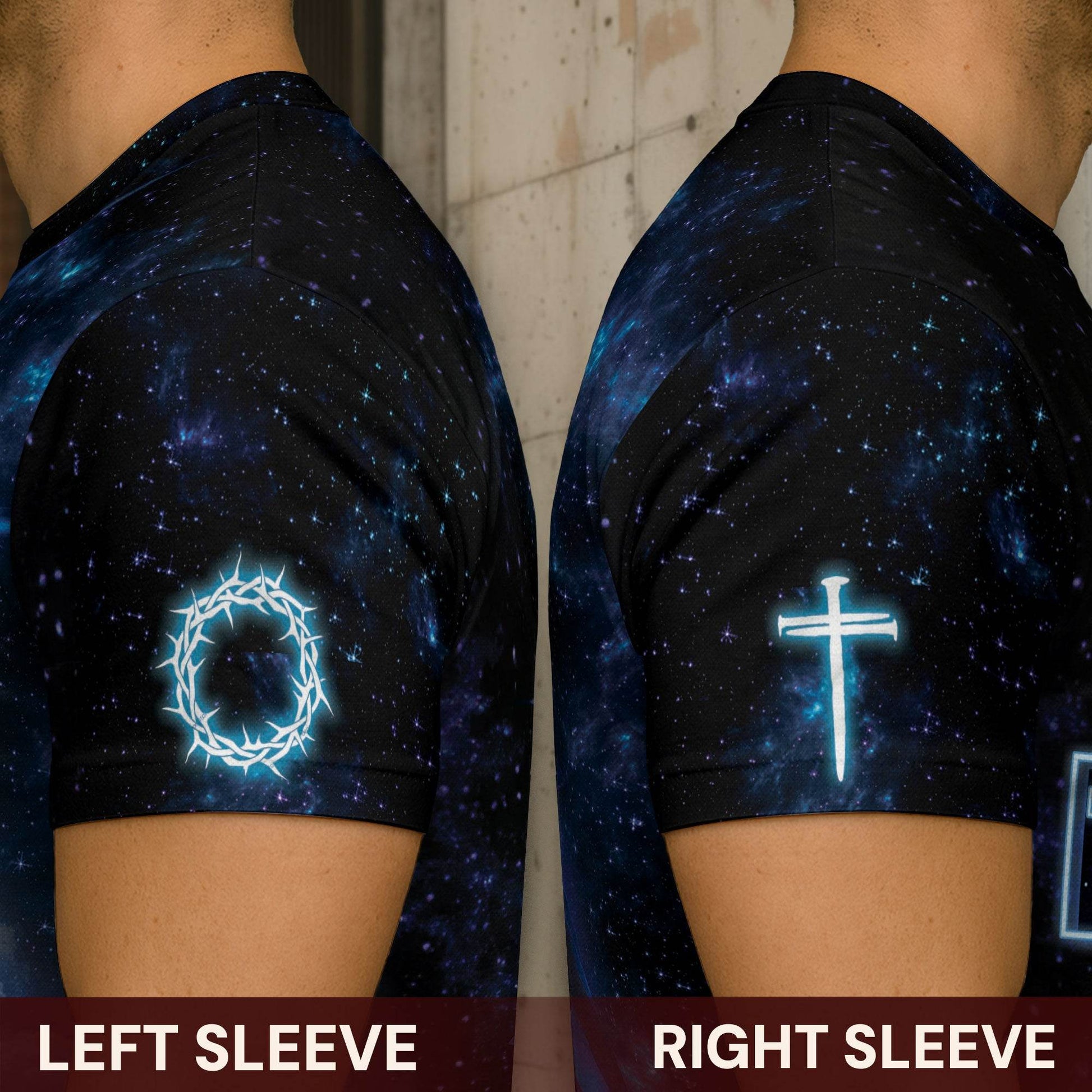 One Nation Under God Heavenly Lion Lamb Cross T-Shirt - Rust Field Wear