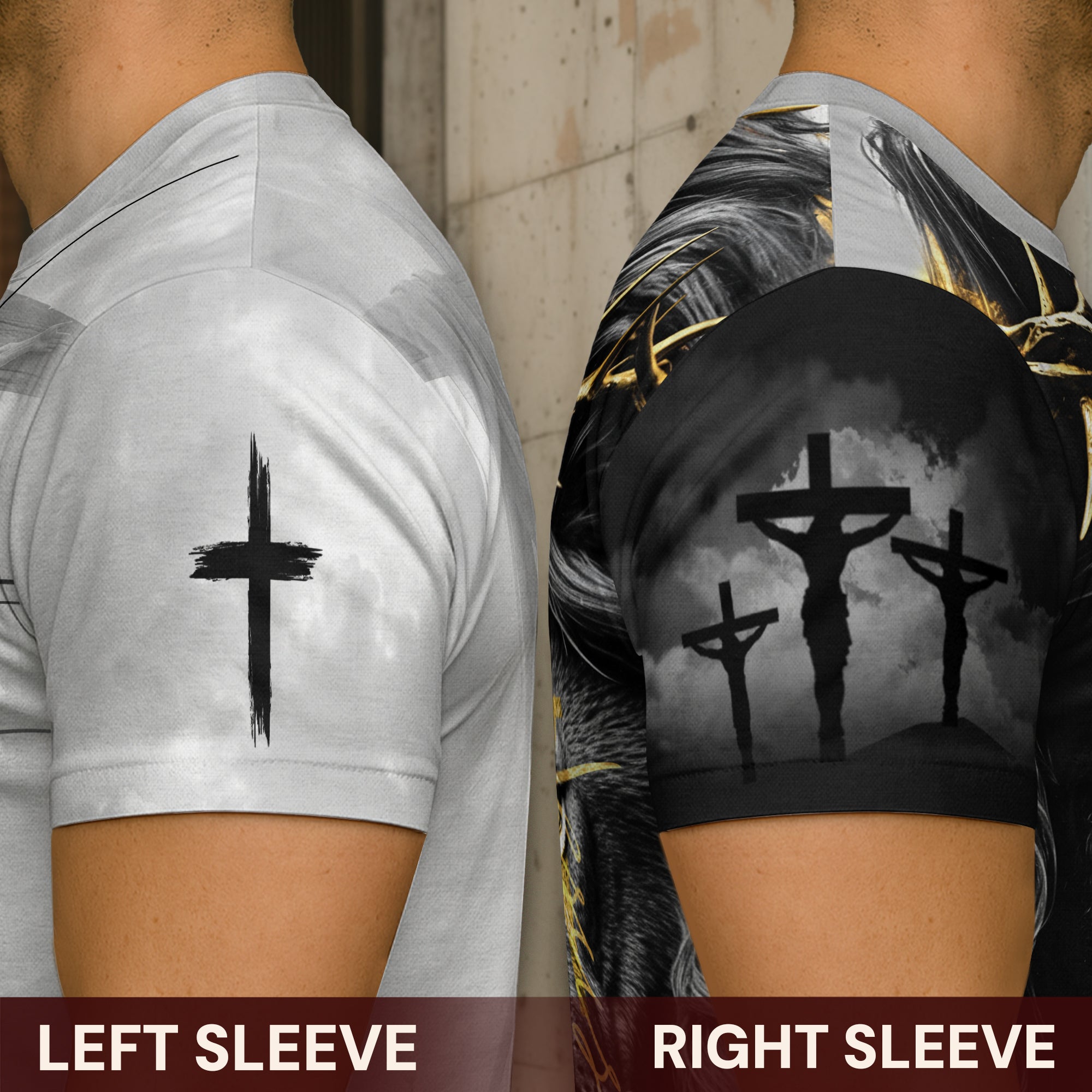 Trust In The Lord Crown of Thorns Lion and Lamb Christian T-Shirt