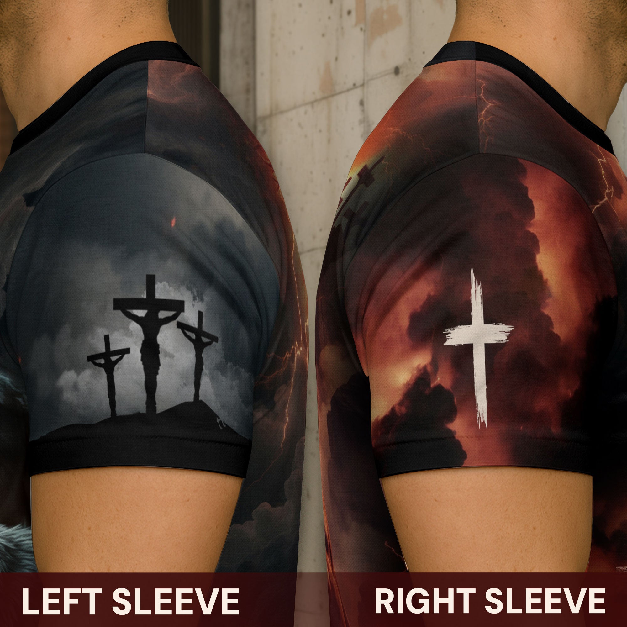 Faith Over Fear Jesus Protecting the Lamb Among Wolves Christian T-Shirt
