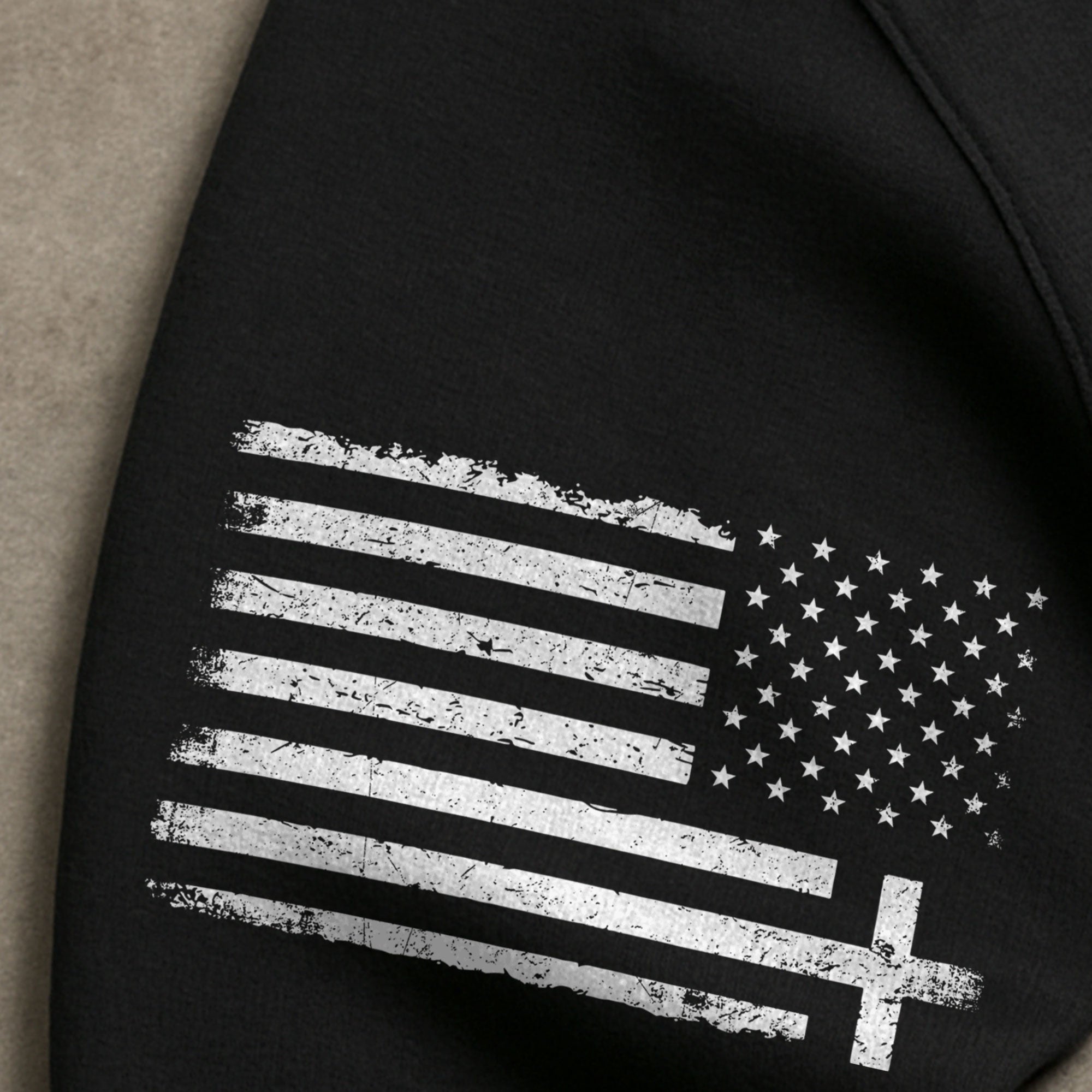 Faith Over Fear Psalms 118 6 Nail Cross Christian Hoodie