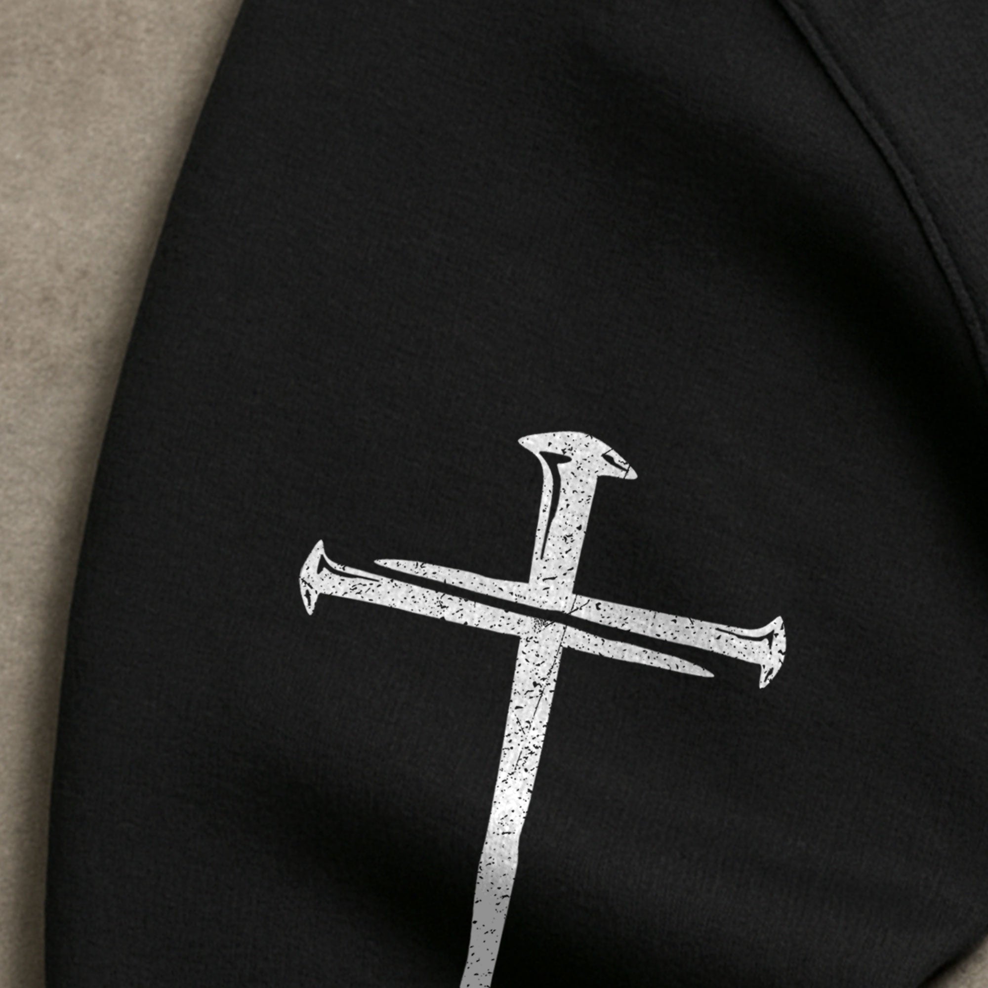 Faith Over Fear Crown of Thorns Psalms 118:6 Christian Hoodie