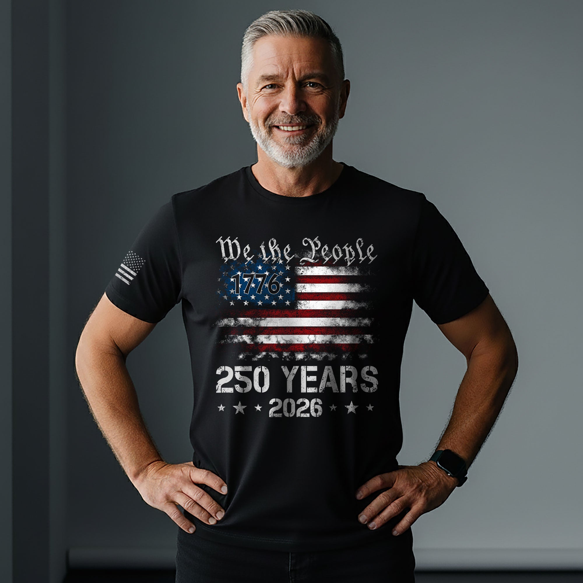 We The People 250 Years Shirt – USA Flag Independence 1776–2026 Tee