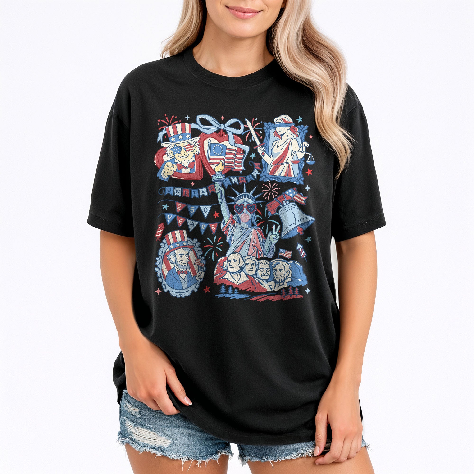 250 Years America Anniversary 2026 Shirt - 1776 Patriotic Freedom Commemorative Tee
