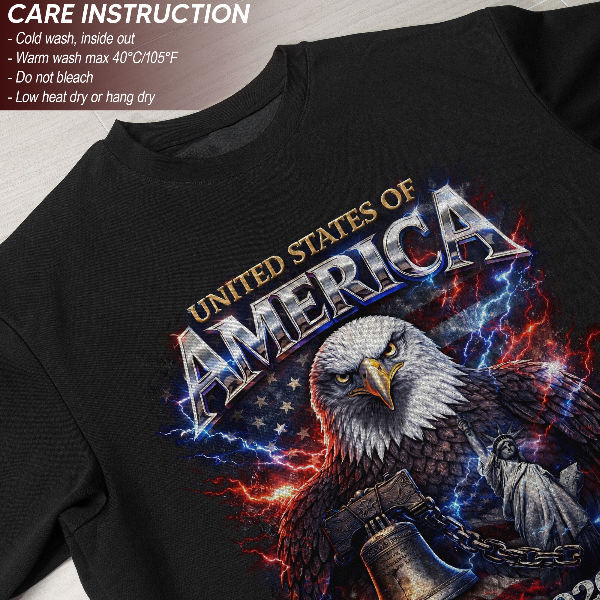 United States of America 1776–2026 – 250th Anniversary Eagle Patriotic T-Shirt