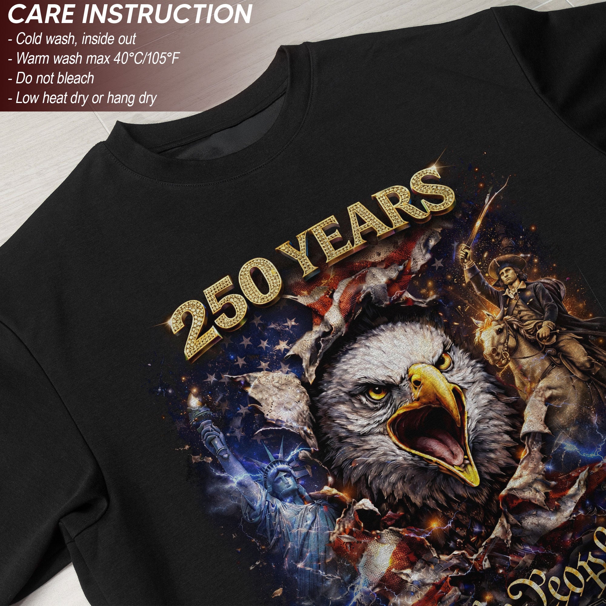 250 Years We The People 1776–2026 – American Heritage Graphic T-Shirt