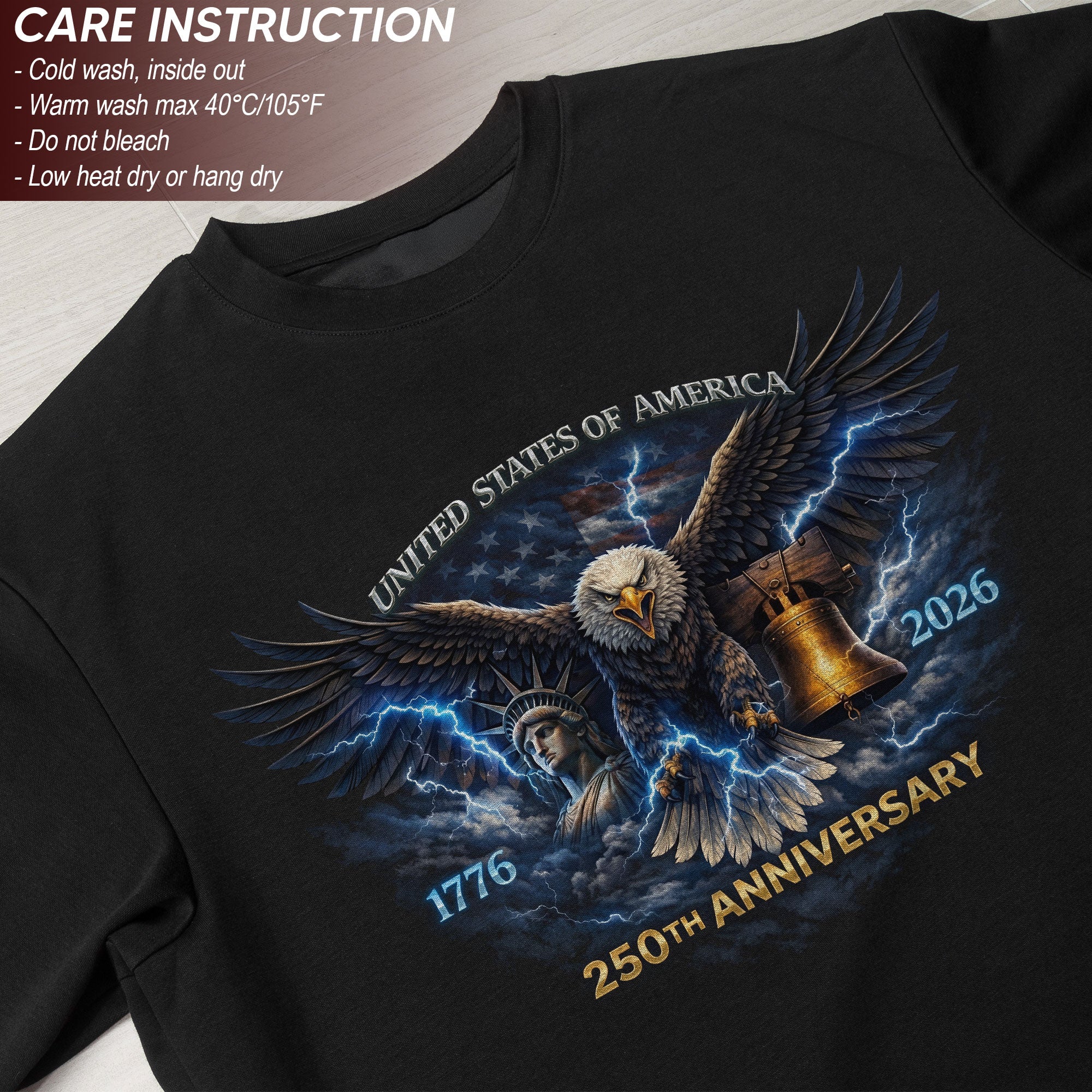 Vintage USA July 4th Independence Day 250th Anniversary Shirt - Bootleg 90s Eagle Graphic Patriotic Streetwear Tee