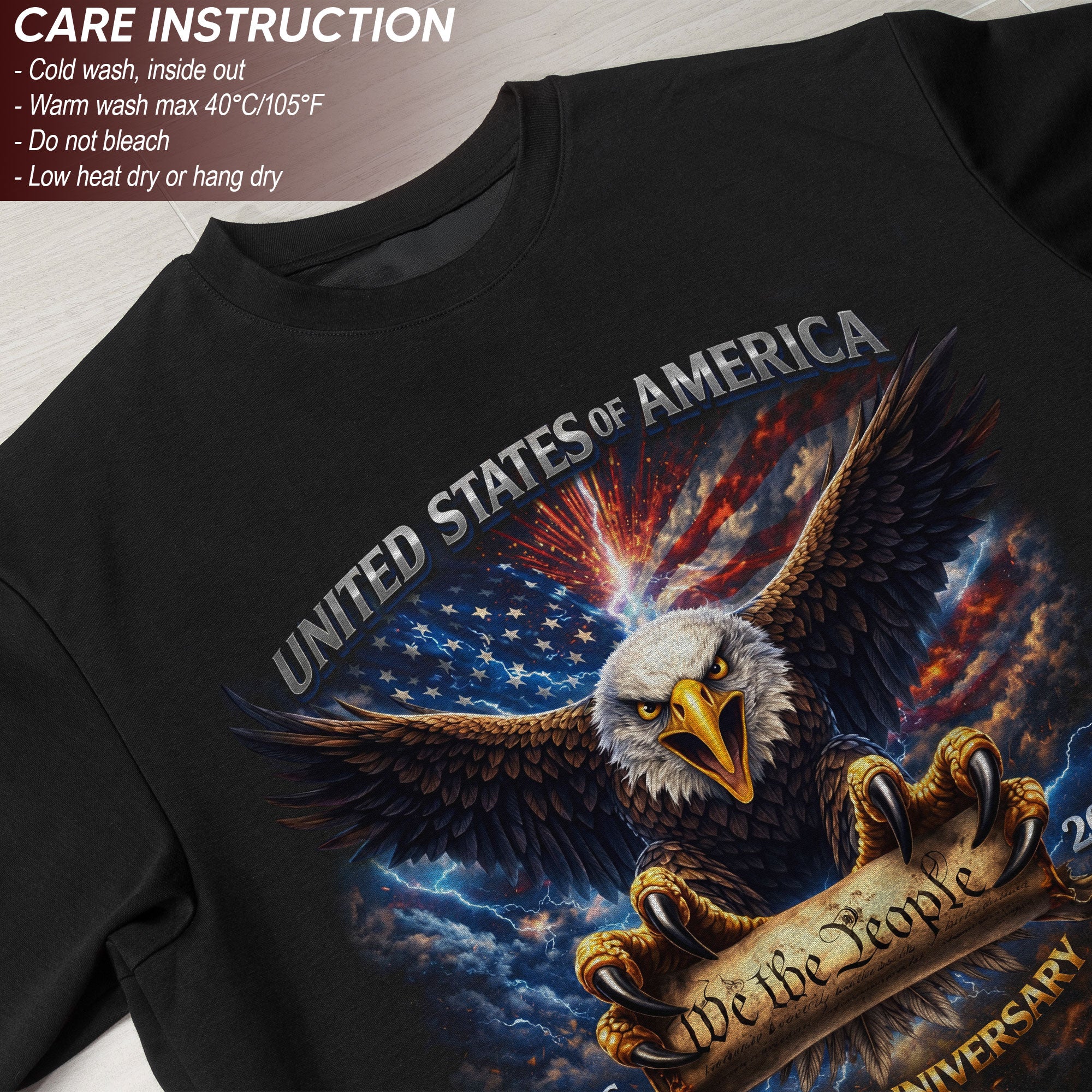 We The People USA 250th Anniversary Bootleg Shirt - Bold 90s Streetwear American Pride Graphic Tee