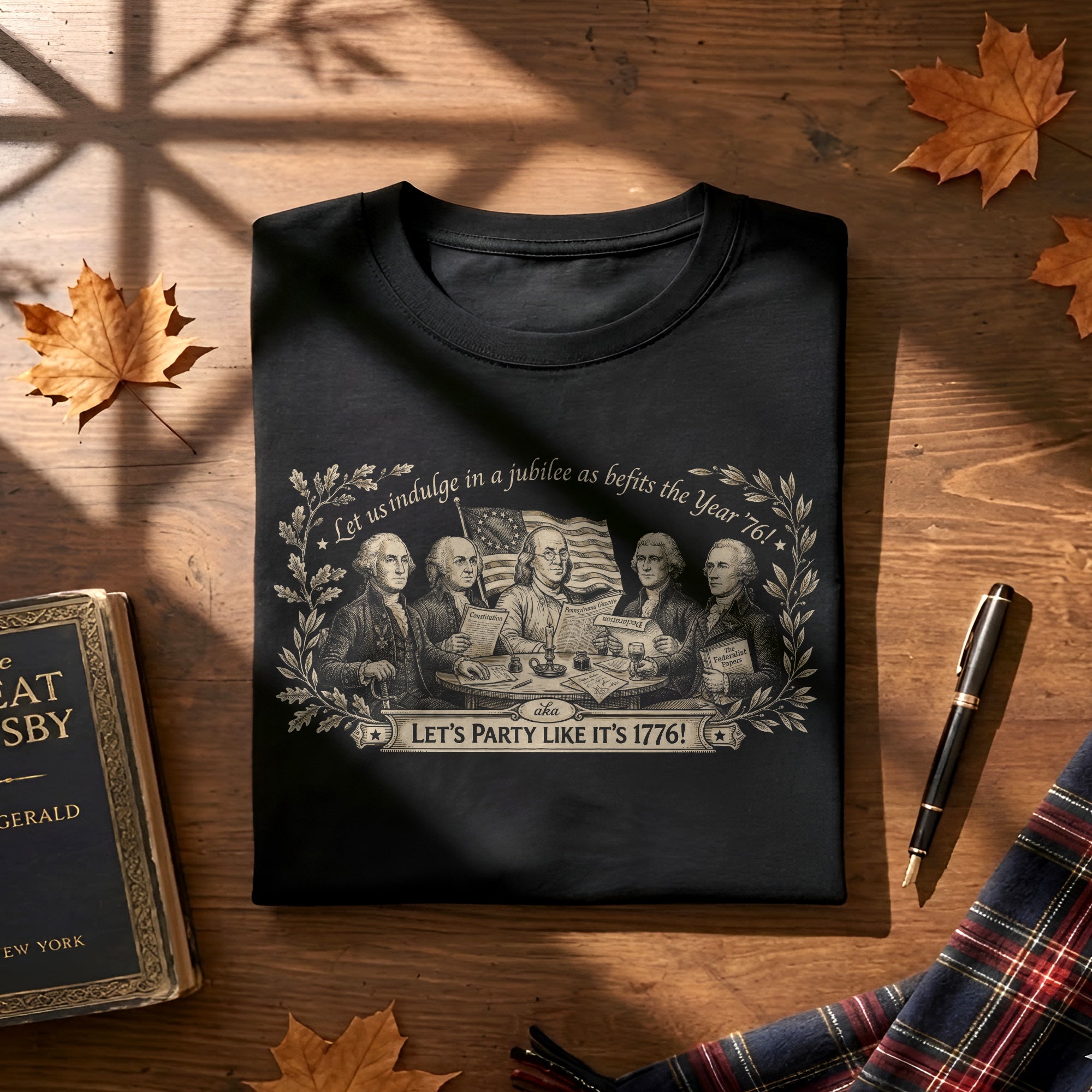 America 250th Anniversary Founding Fathers Vintage Shirt Let’s Party Like It’s 1776