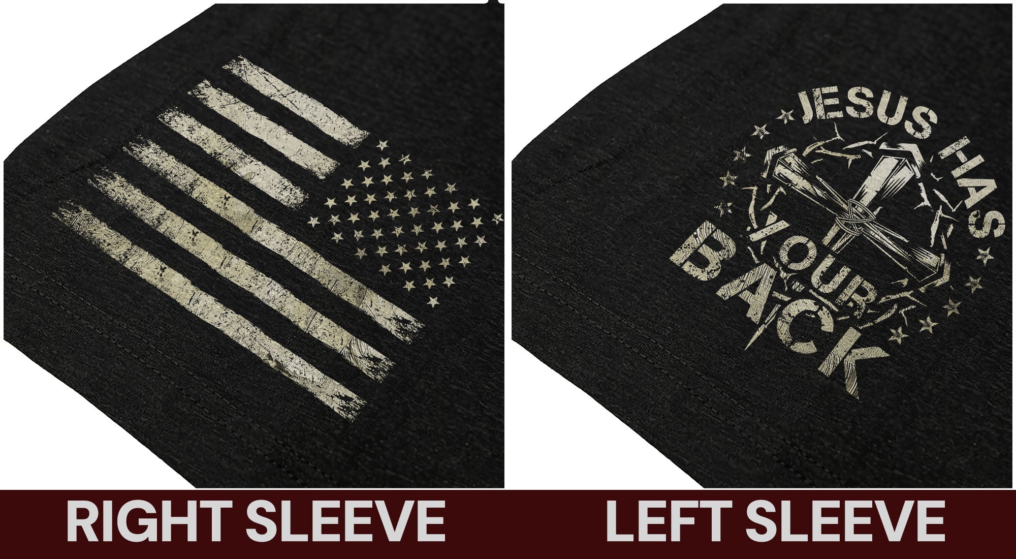 Jesus Has Your Back T-Shirt – Faith, Freedom & Divine Protection