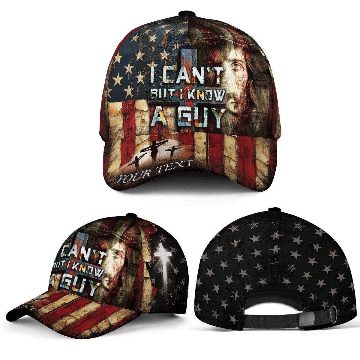I Know a Guy – Redeemed Flag Customized Hat - Rust Field Wear