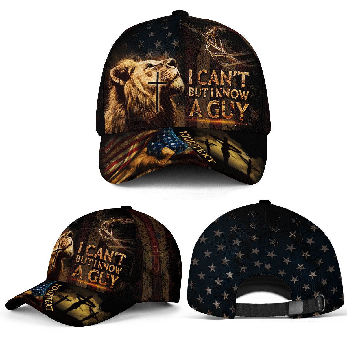 I Know a Guy – Lion of Faith Customized Hat - Rust Field Wear
