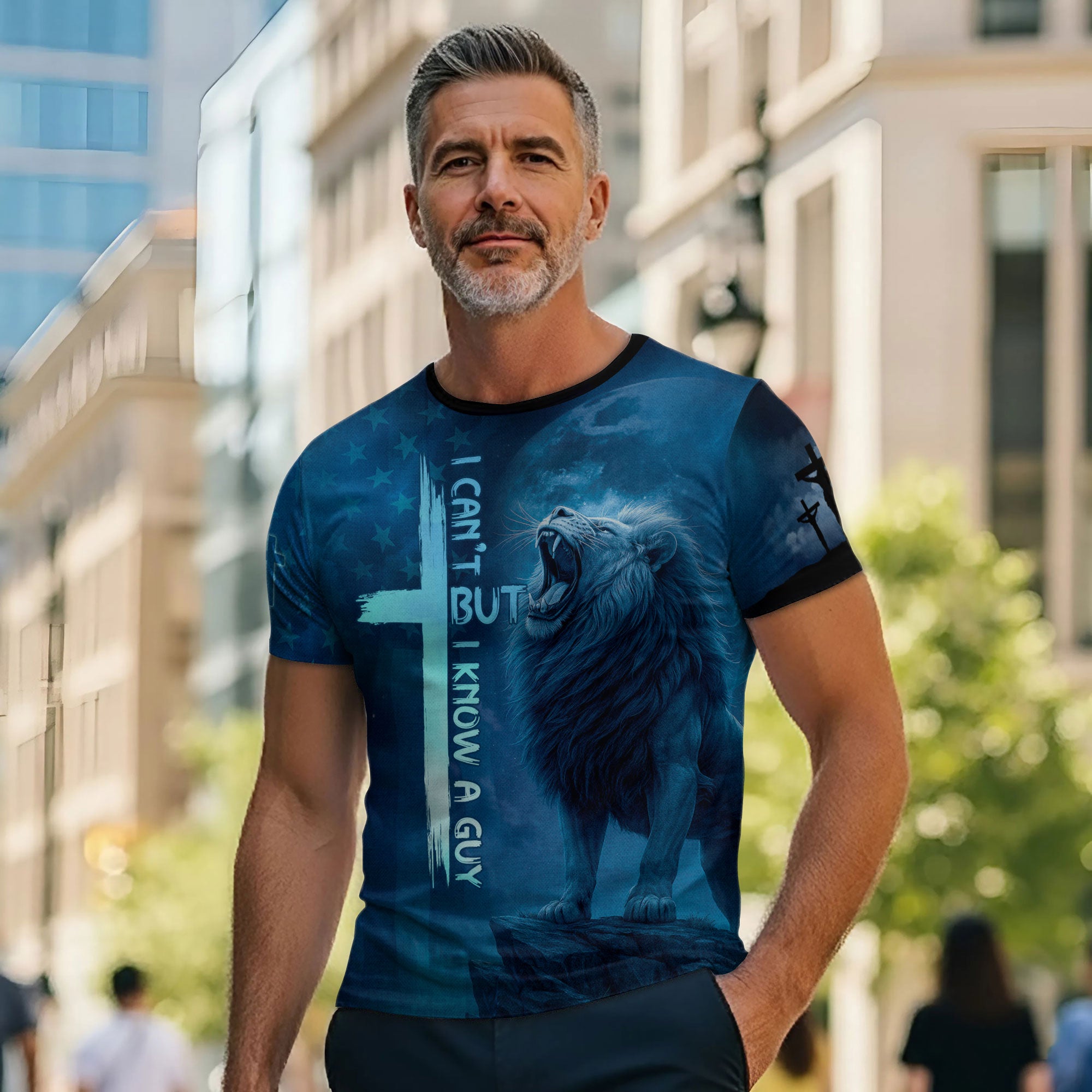 I Can't But I Know A Guy Lion T-Shirt