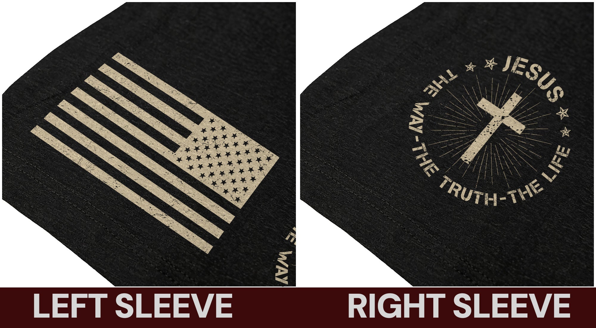 Faith Over Fear Shirt – Psalm 118:6 Cross & Flag Christian Vintage Tee