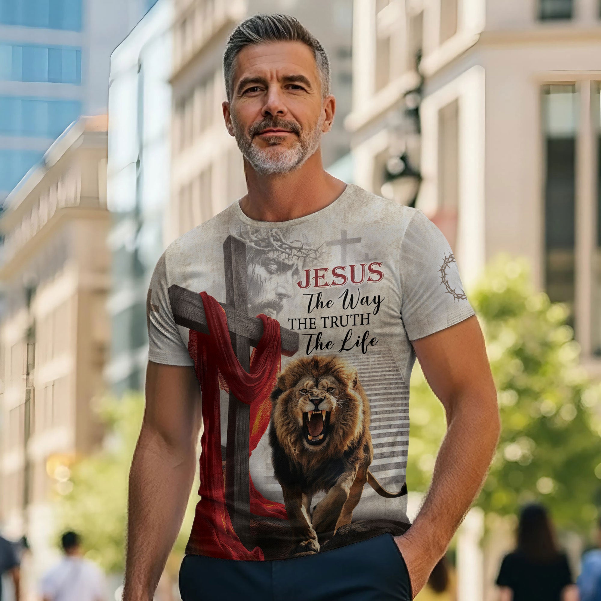 Resurrection Lion of Judah Christian Shirt