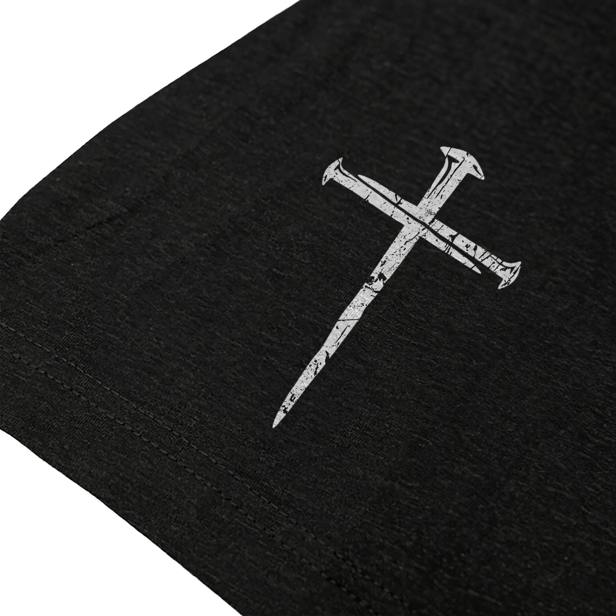 One Nation Under God Lion Cross T-Shirt - Rust Field Wear