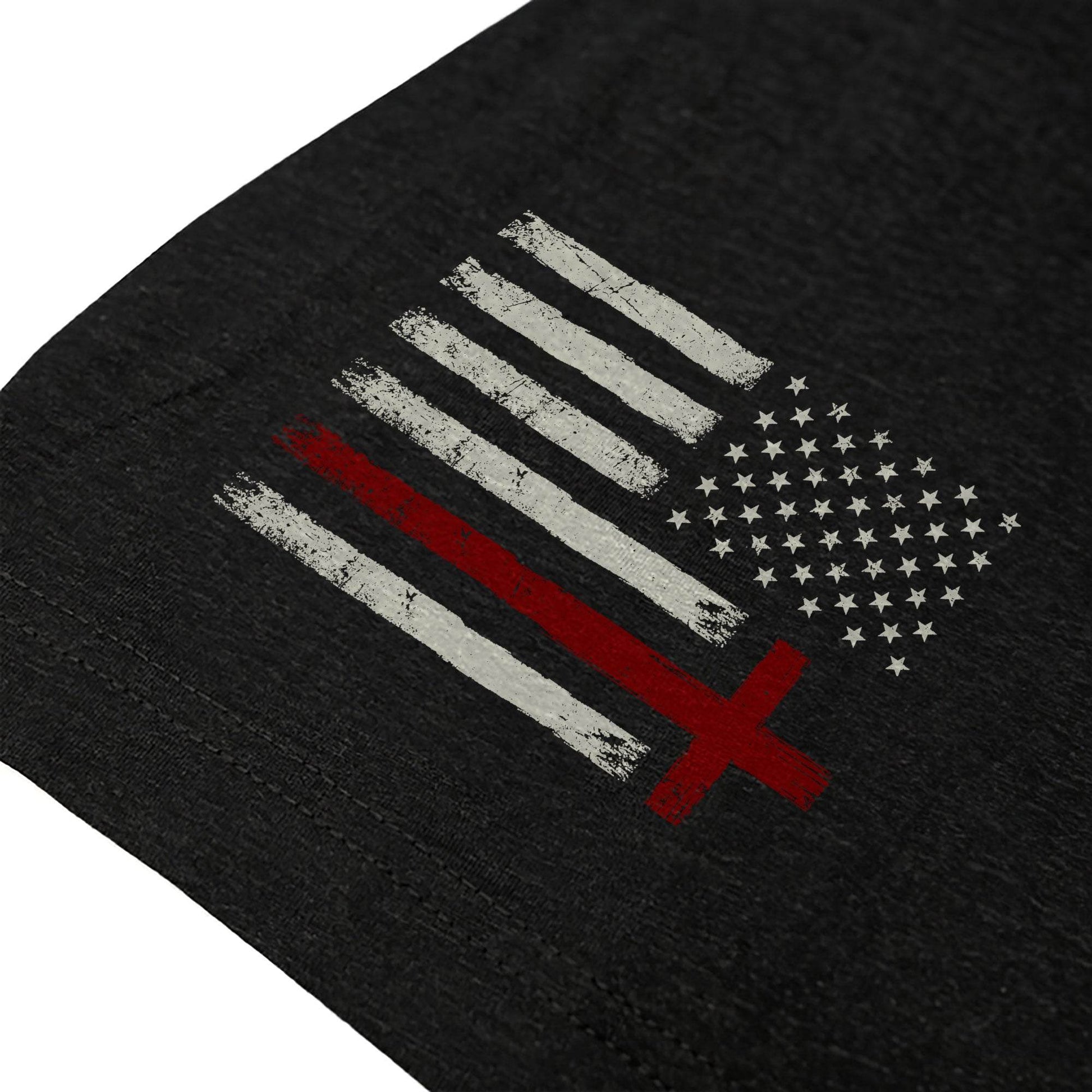 Iron Sharpens Iron T-Shirt – Proverbs 27:17 USA Faith Warrior Tee - Rust Field Wear