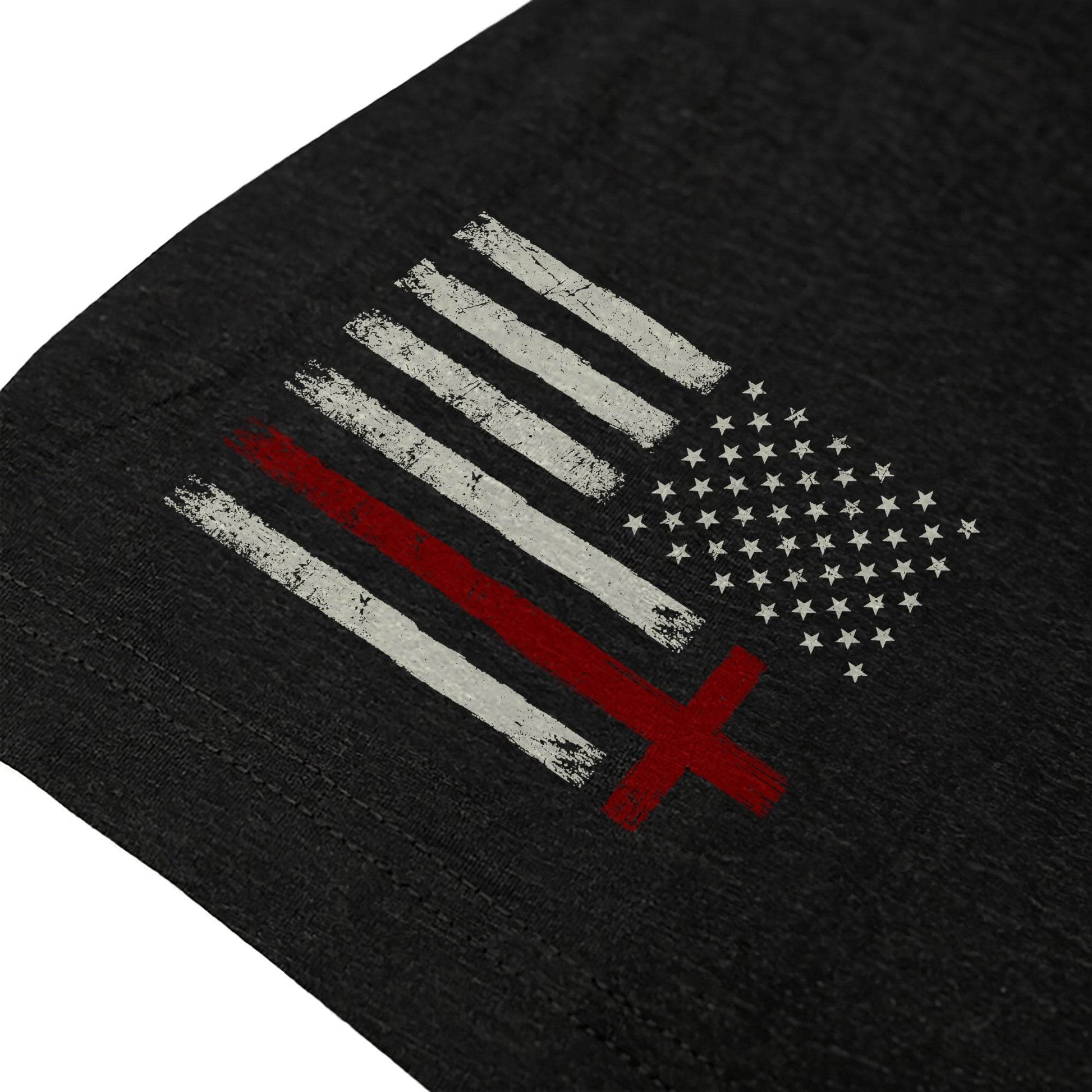 Believe USA Flag Cross T-Shirt - Rust Field Wear