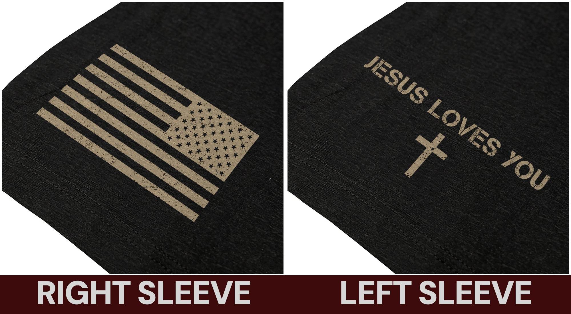 Jesus Loves You 1 John 4:19 T-Shirt - Rust Field Wear