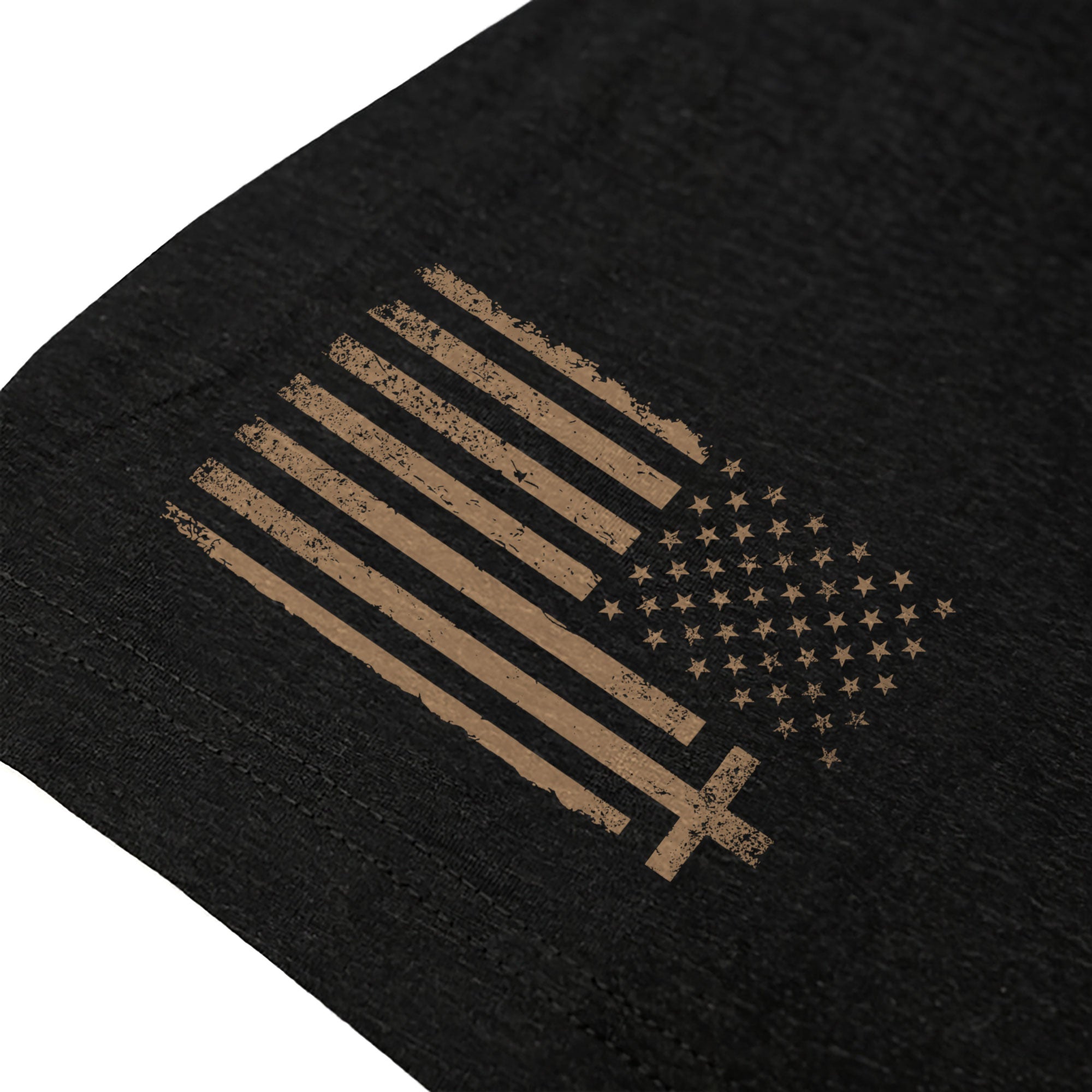 YHWH Wooden Cross with Crown of Thorns Christian T-Shirt