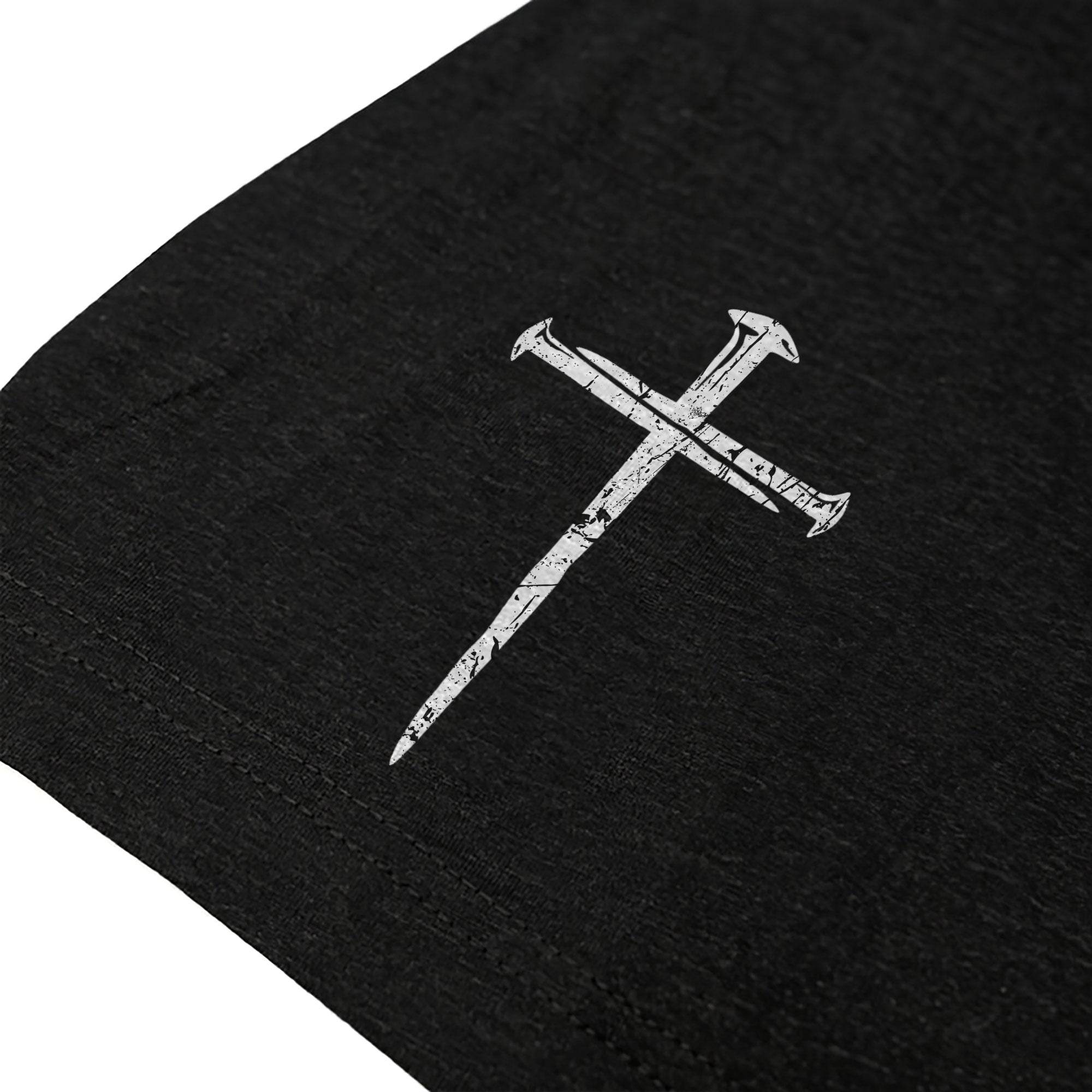 Rooted In Christ Colossians 2:7 Lion Cross T-Shirt - Rust Field Wear