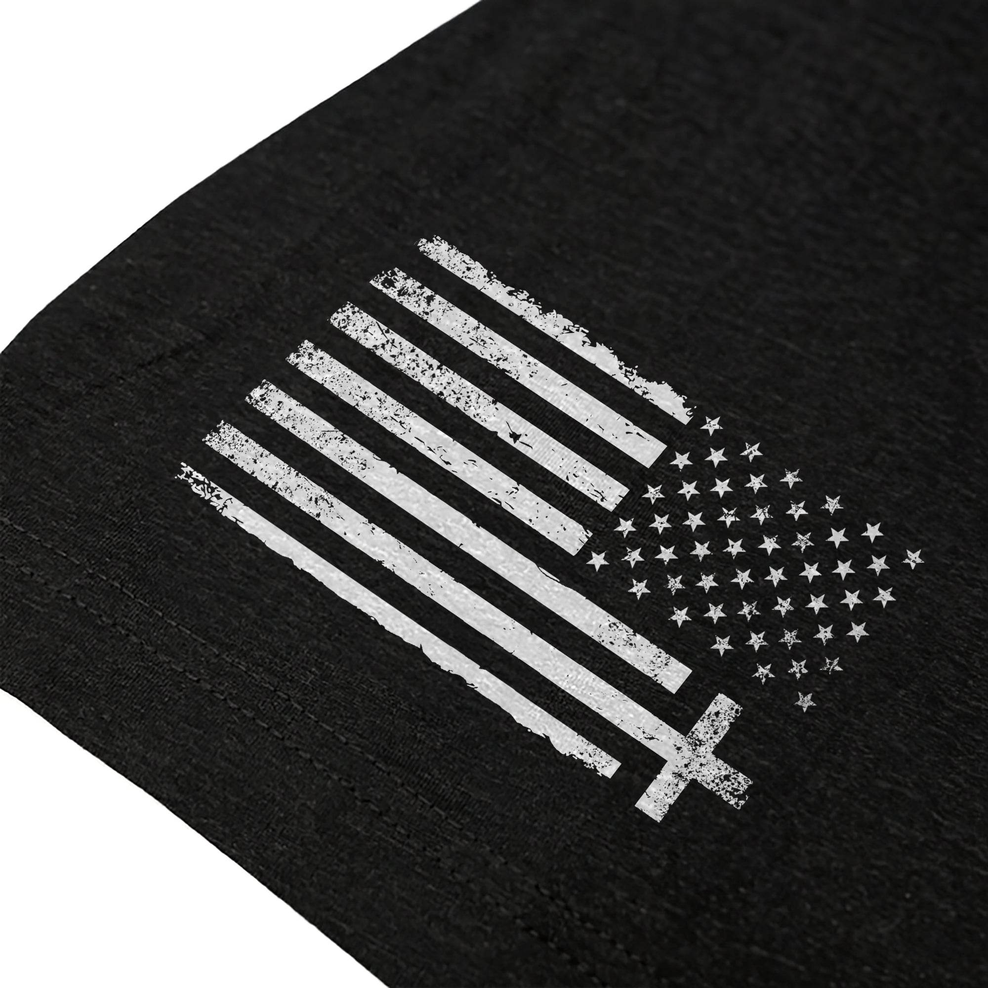 Faith Over Fear Cross Crown of Thorns Christian T-Shirt - Rust Field Wear