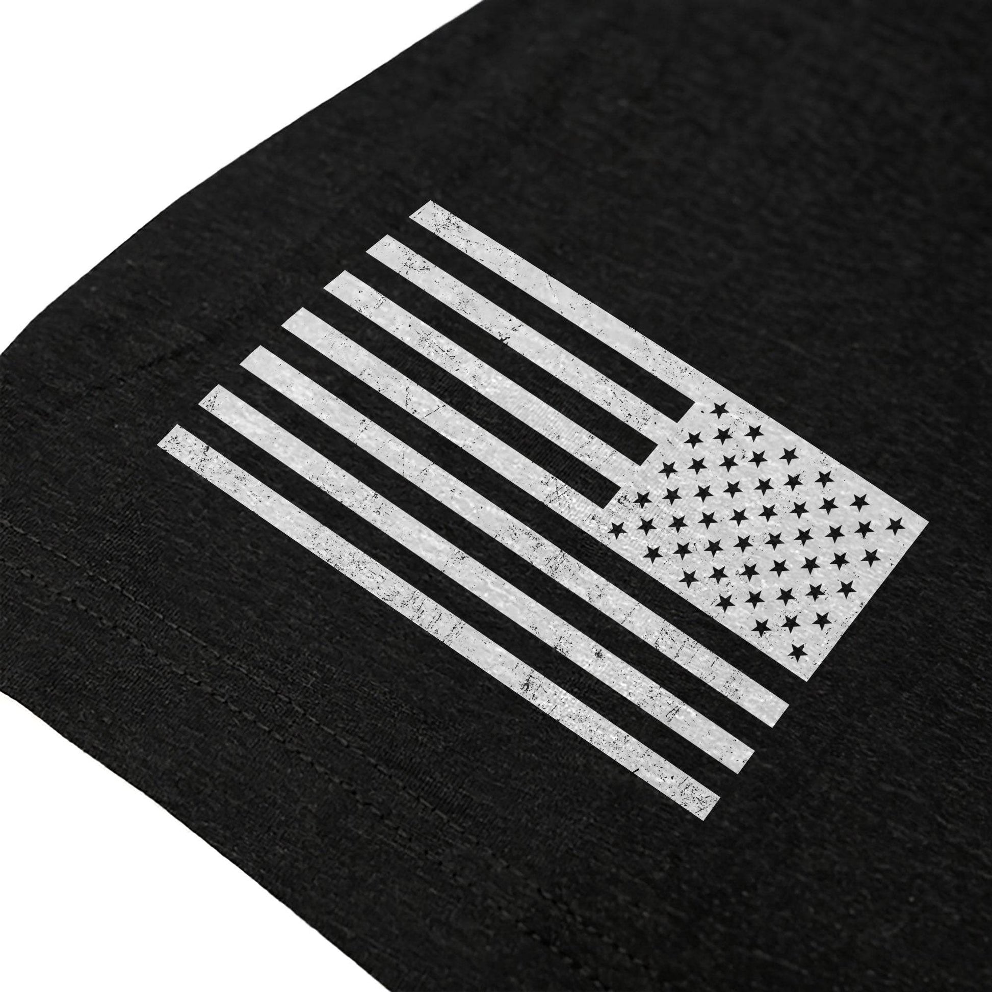 Freedom Distressed American Flag Bold Patriotic T-Shirt - Rust Field Wear