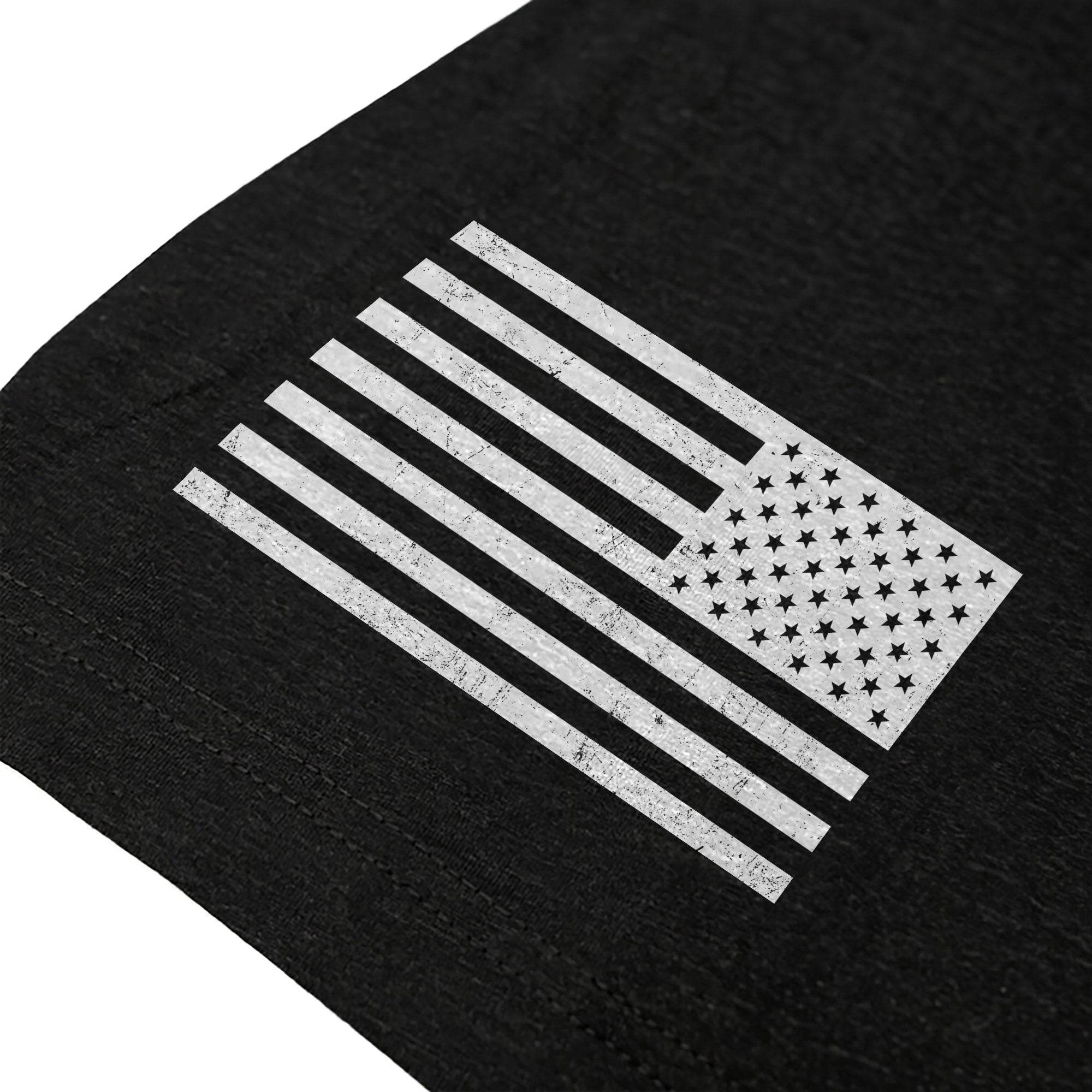 Freedom Distressed American Flag Bold Patriotic T-Shirt - Rust Field Wear