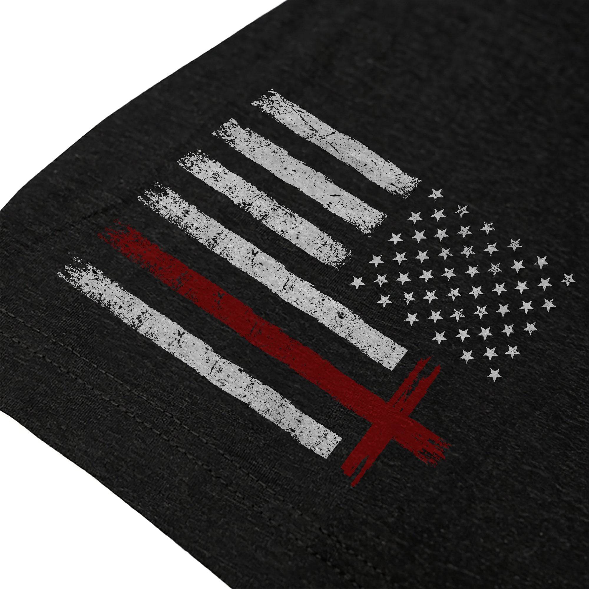 Faith Over Fear Vertical Cross Modern Design T-Shirt - Rust Field Wear