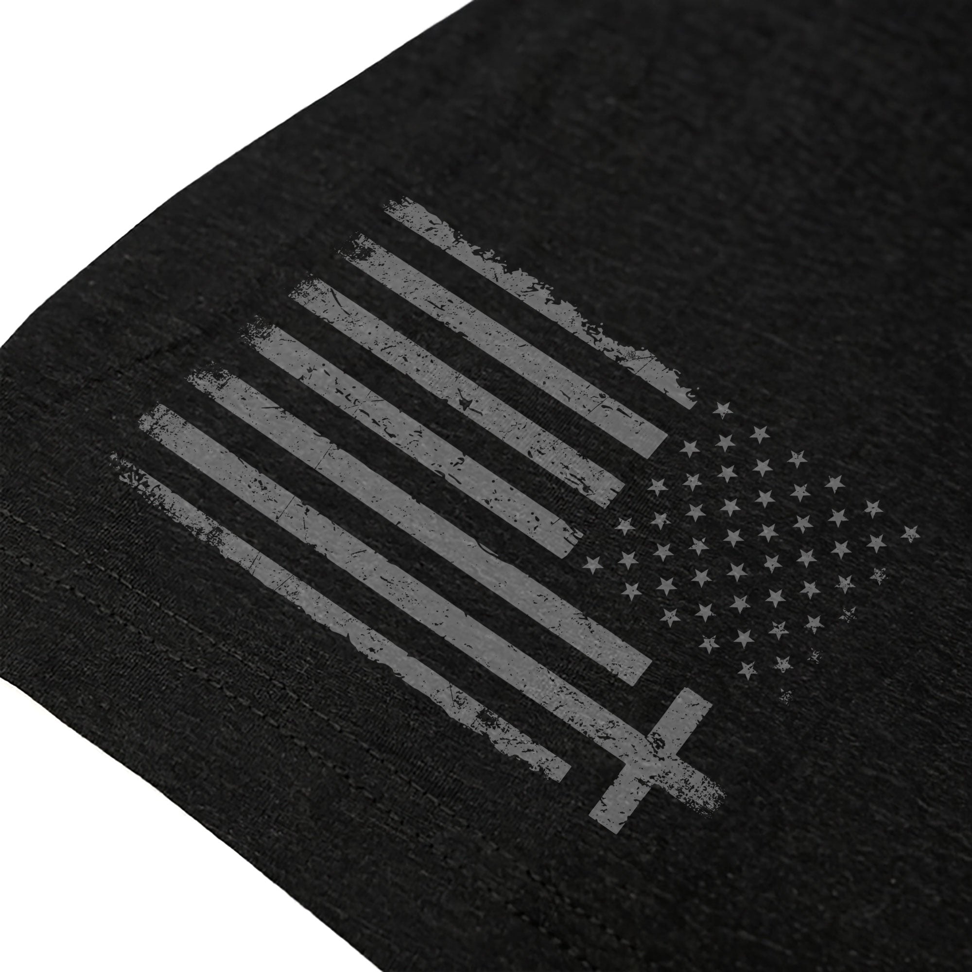 Faith Over Fear Psalms 118 6 American Flag Cross Christian T-Shirt