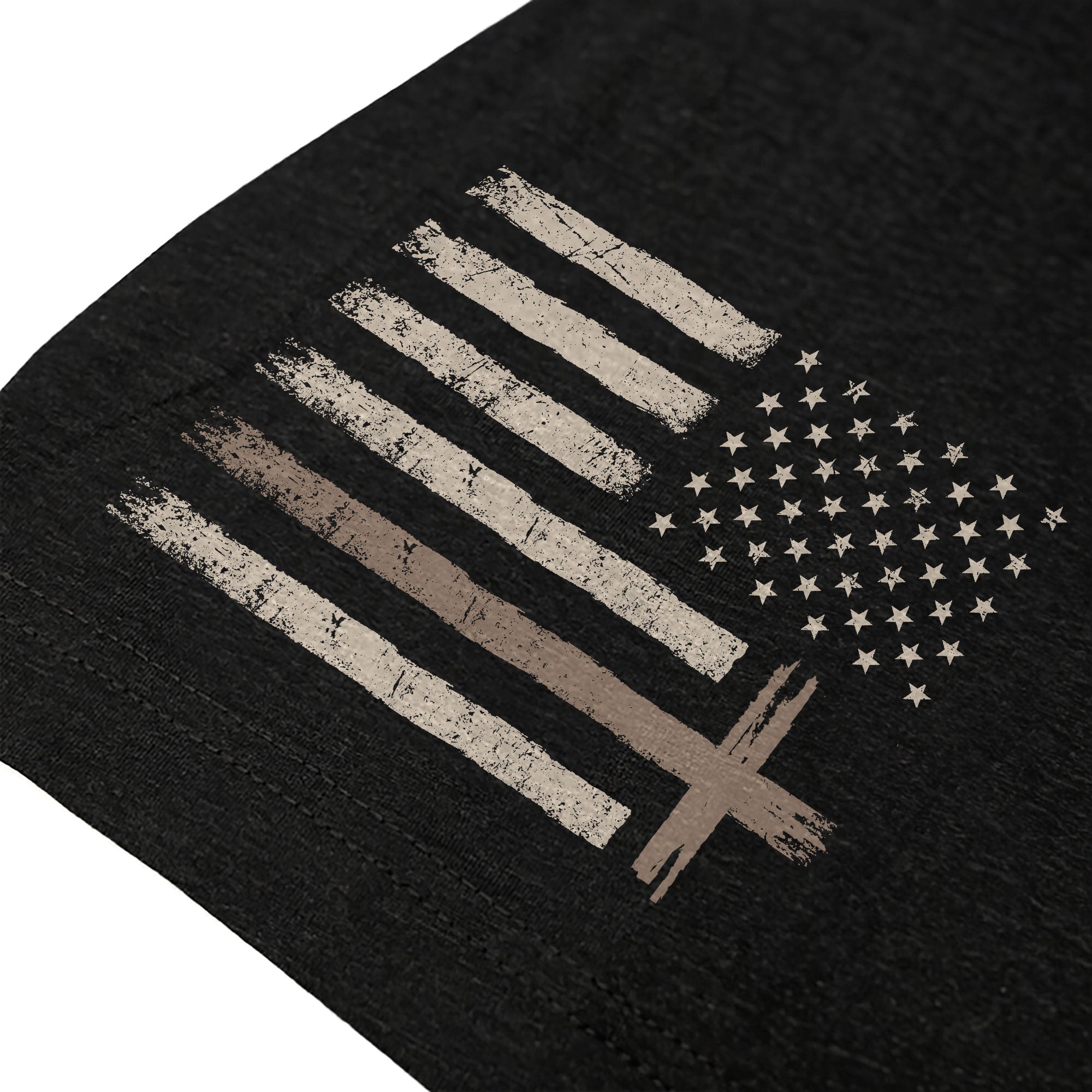 Faith Over Fear Christian T-Shirt Vintage Cross Crown Design