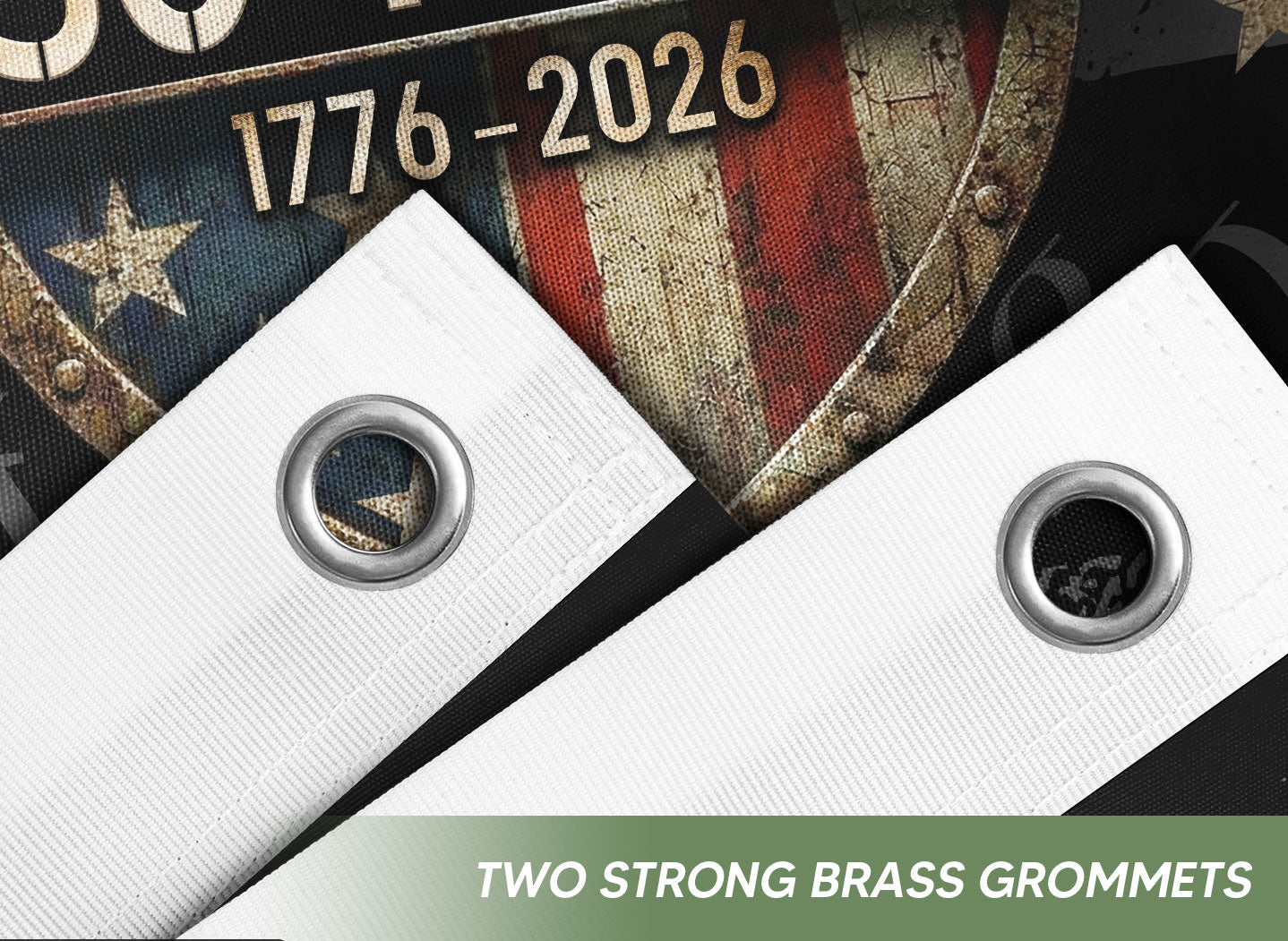 USA 250th Anniversary Flag 1776-2026 American Flag Eagle Patriotic