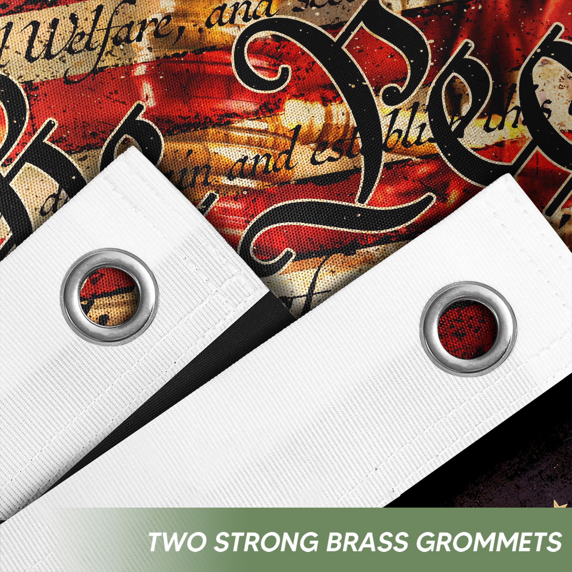 We The People Semiquincentennial House Flag – Double-Sided Patriotic Décor Celebrating 250 Years of Freedom 1776–2026