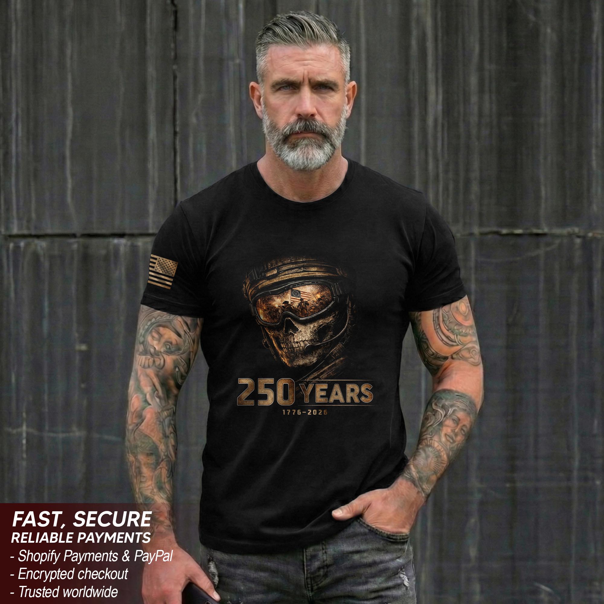 USA 250th Anniversary Semiquincentennial 250 Years Shirt 1776-2026 Past and Present Freedom Patriotic