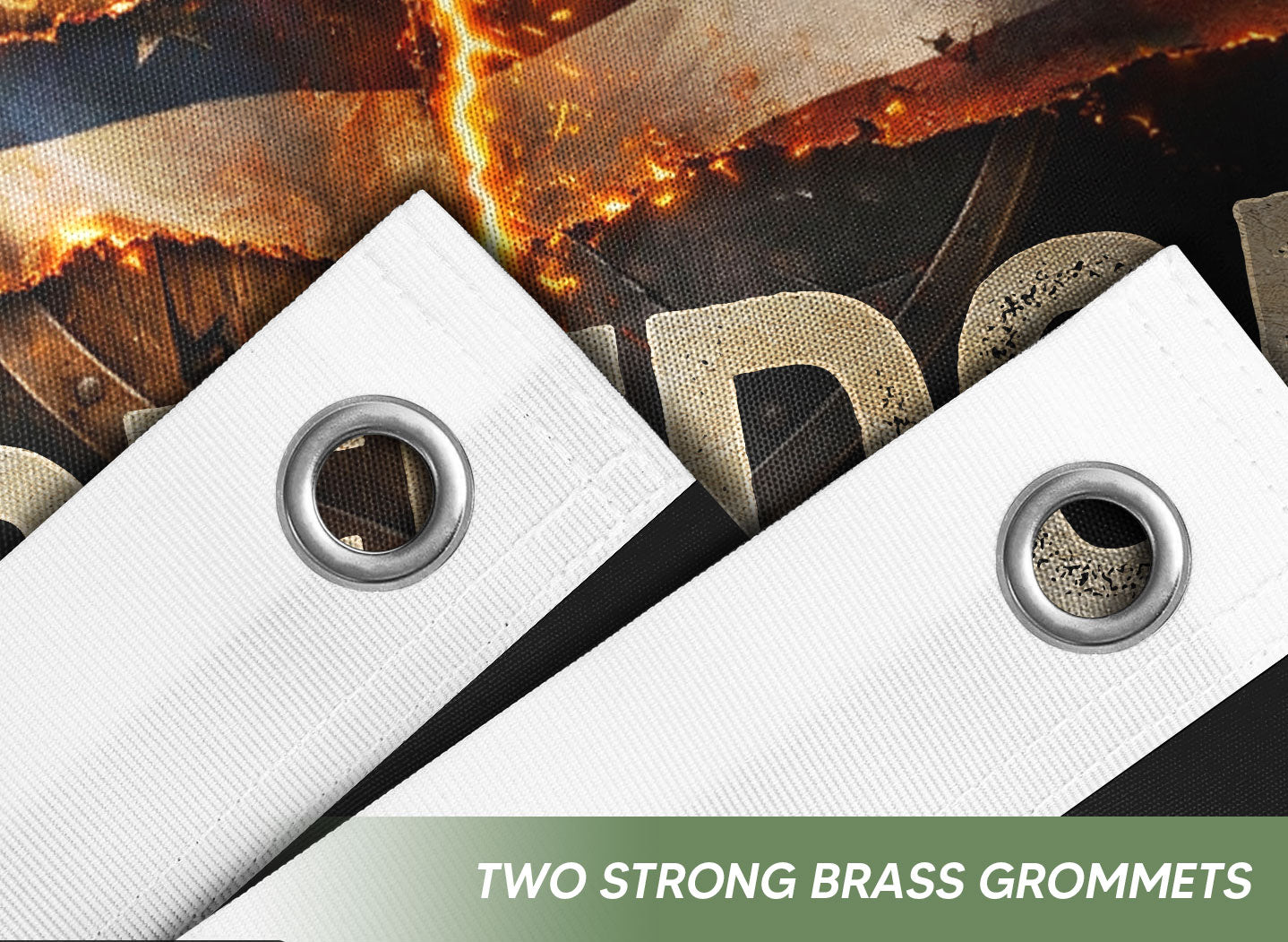 USA 250th Anniversary Flag 250 Years of Freedom Semiquincentennial 1776-2026 Burning Metal Shield Patriotic