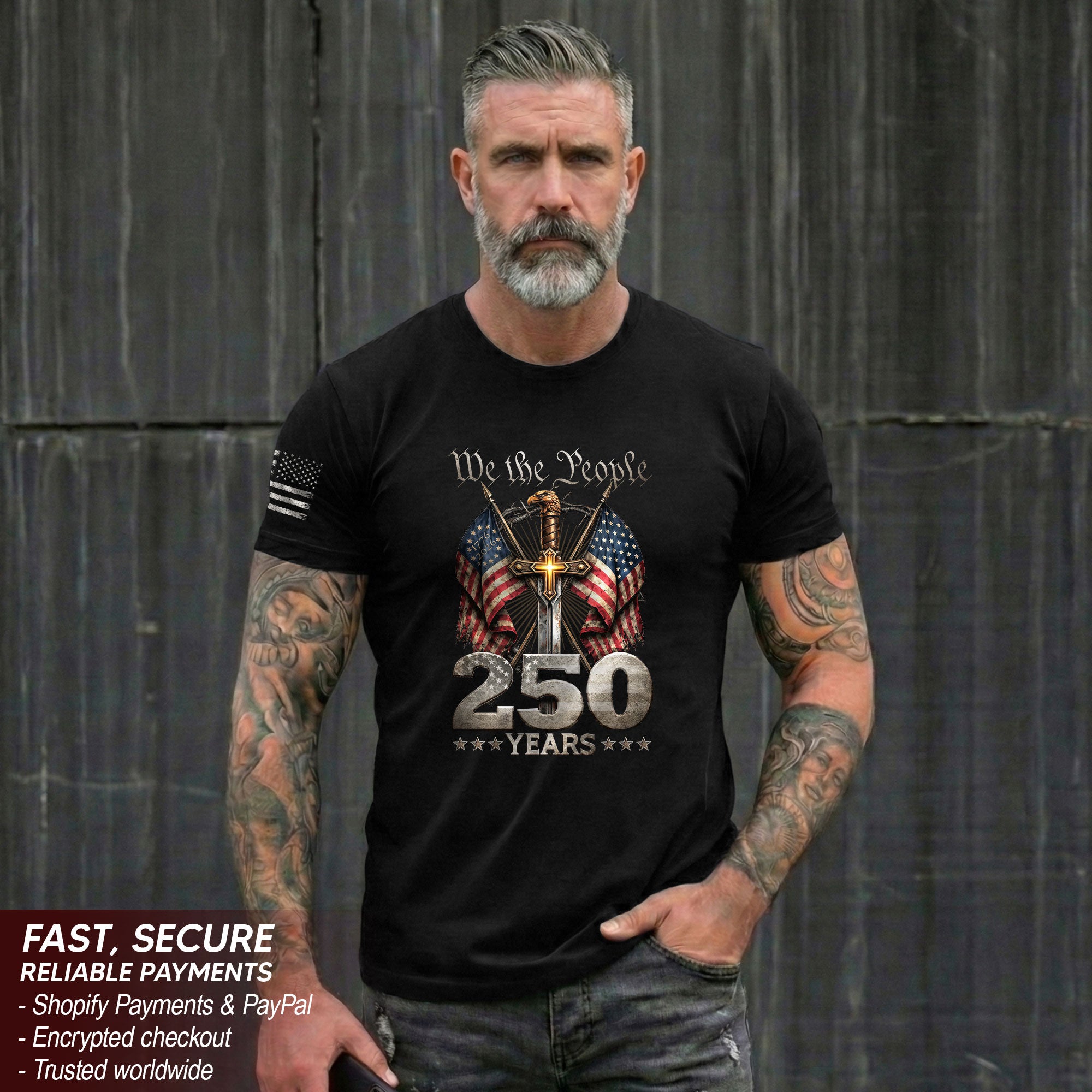 Christian USA 250th Anniversary Shirt 1776–2026 Faith Freedom Heritage Shirt