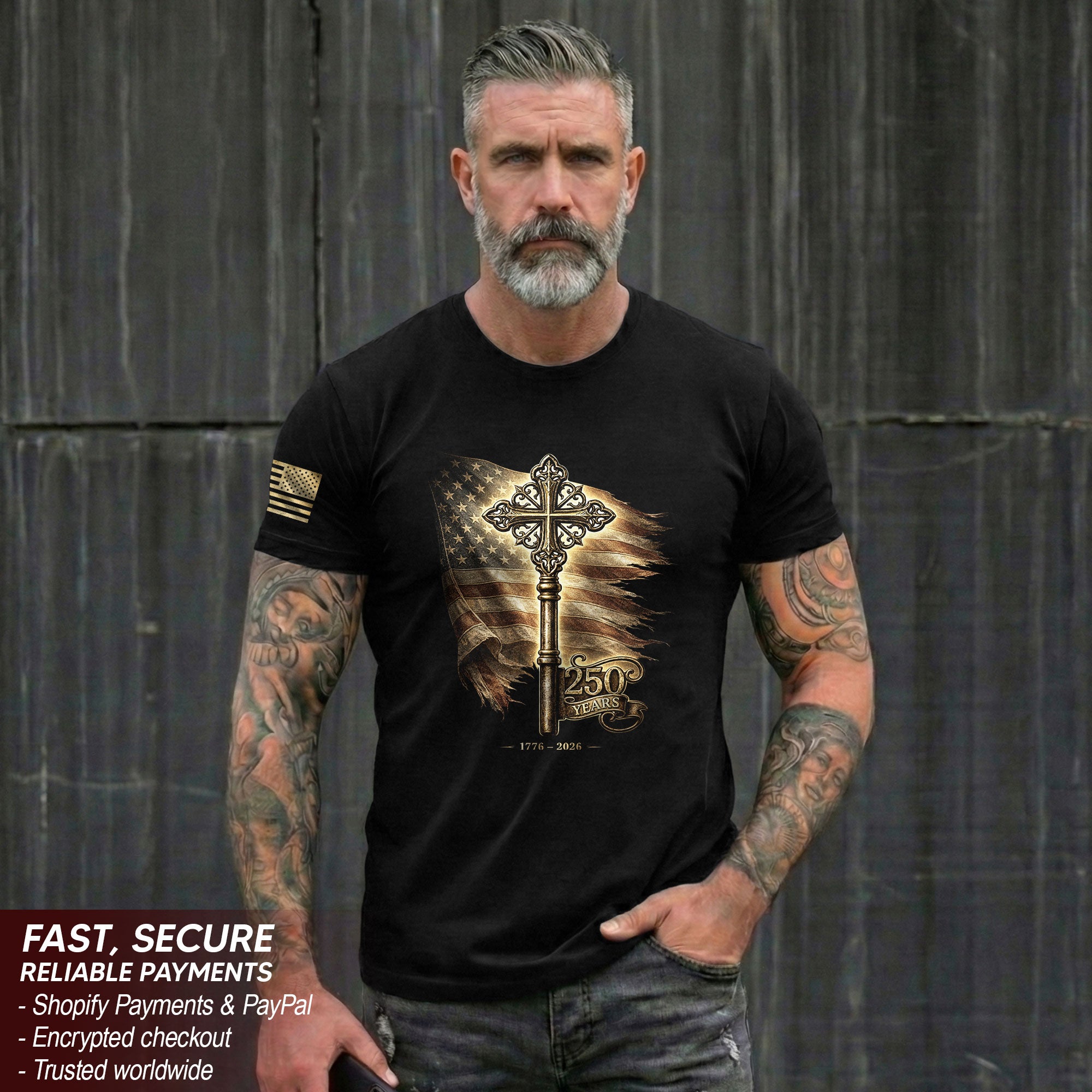 USA 250 Years Freedom Key Shirt 1776–2026 Independence Heritage Shirt