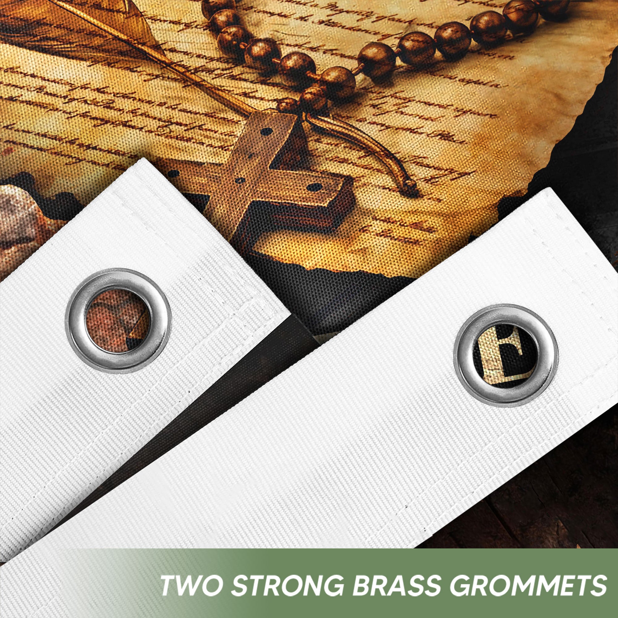 USA Semiquincentennial Christian Garden Flag 1776–2026 Faith Freedom Outdoor Decor