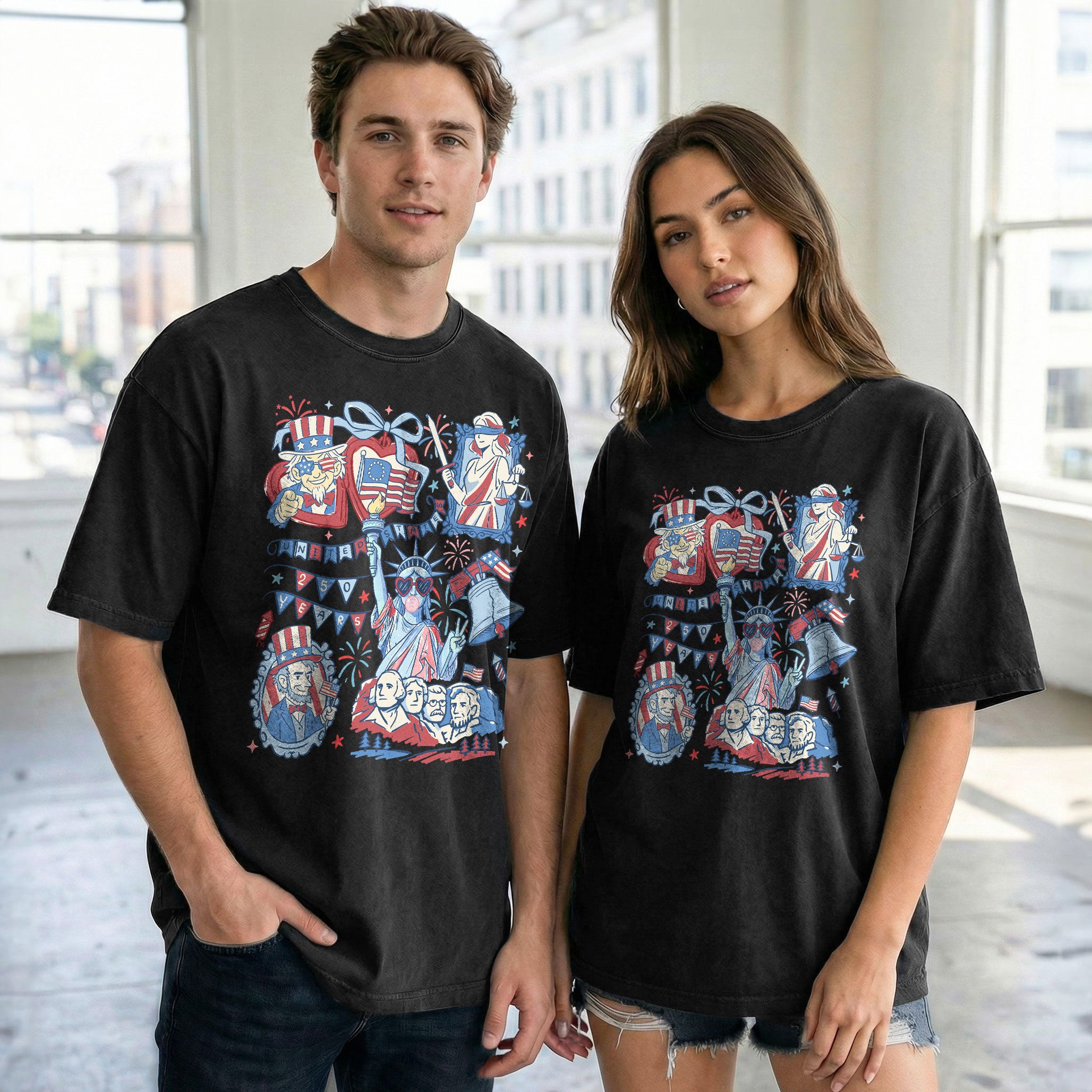 250 Years America Anniversary 2026 Shirt - 1776 Patriotic Freedom Commemorative Tee