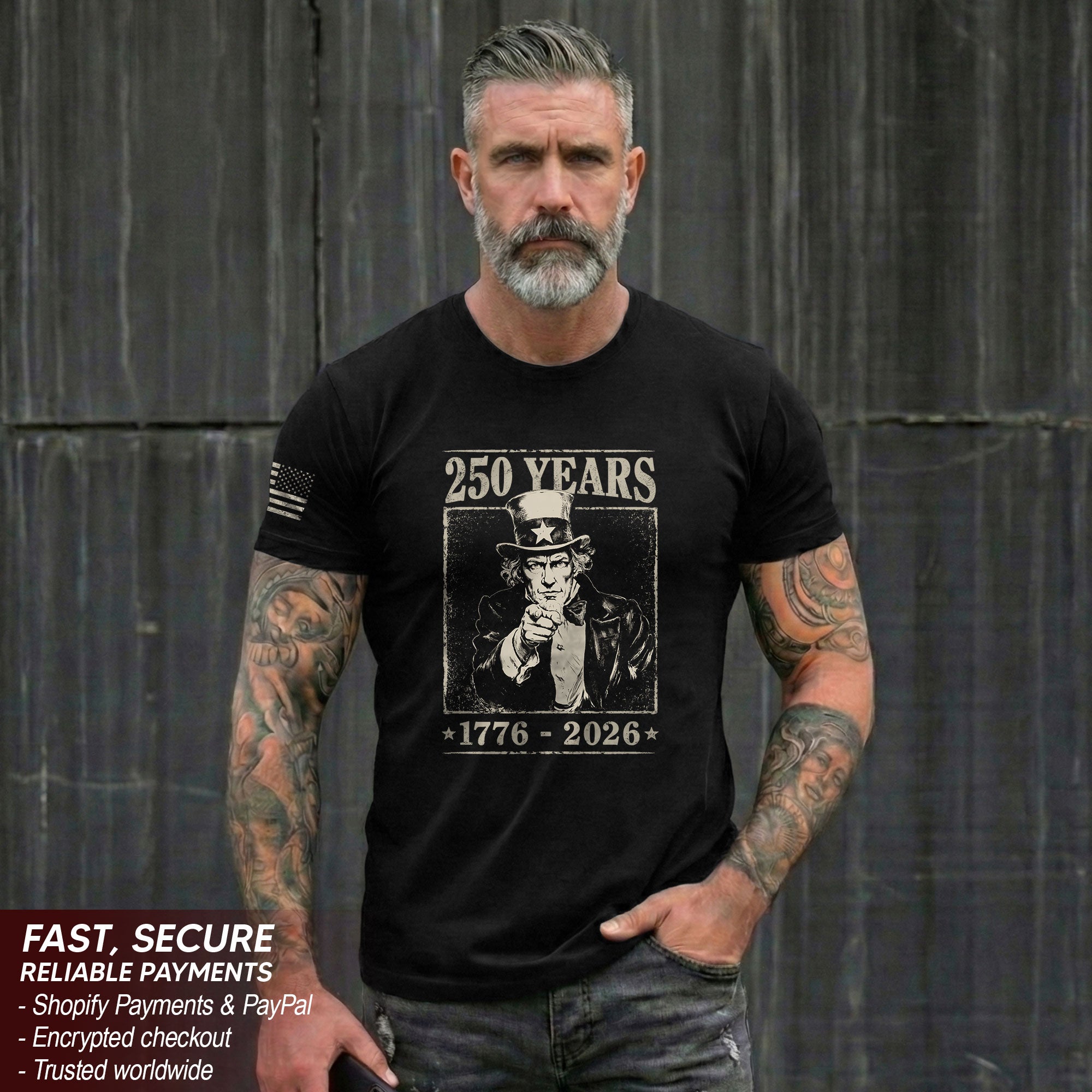 America 250 Years of Freedom Shirt 1776–2026 Heritage Edition