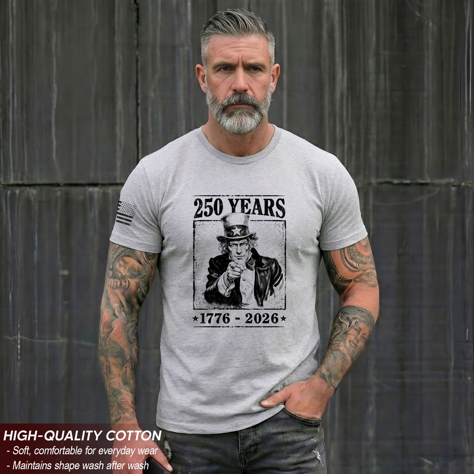 United States 250th Birthday 1776–2026 Patriotic Heritage Shirt