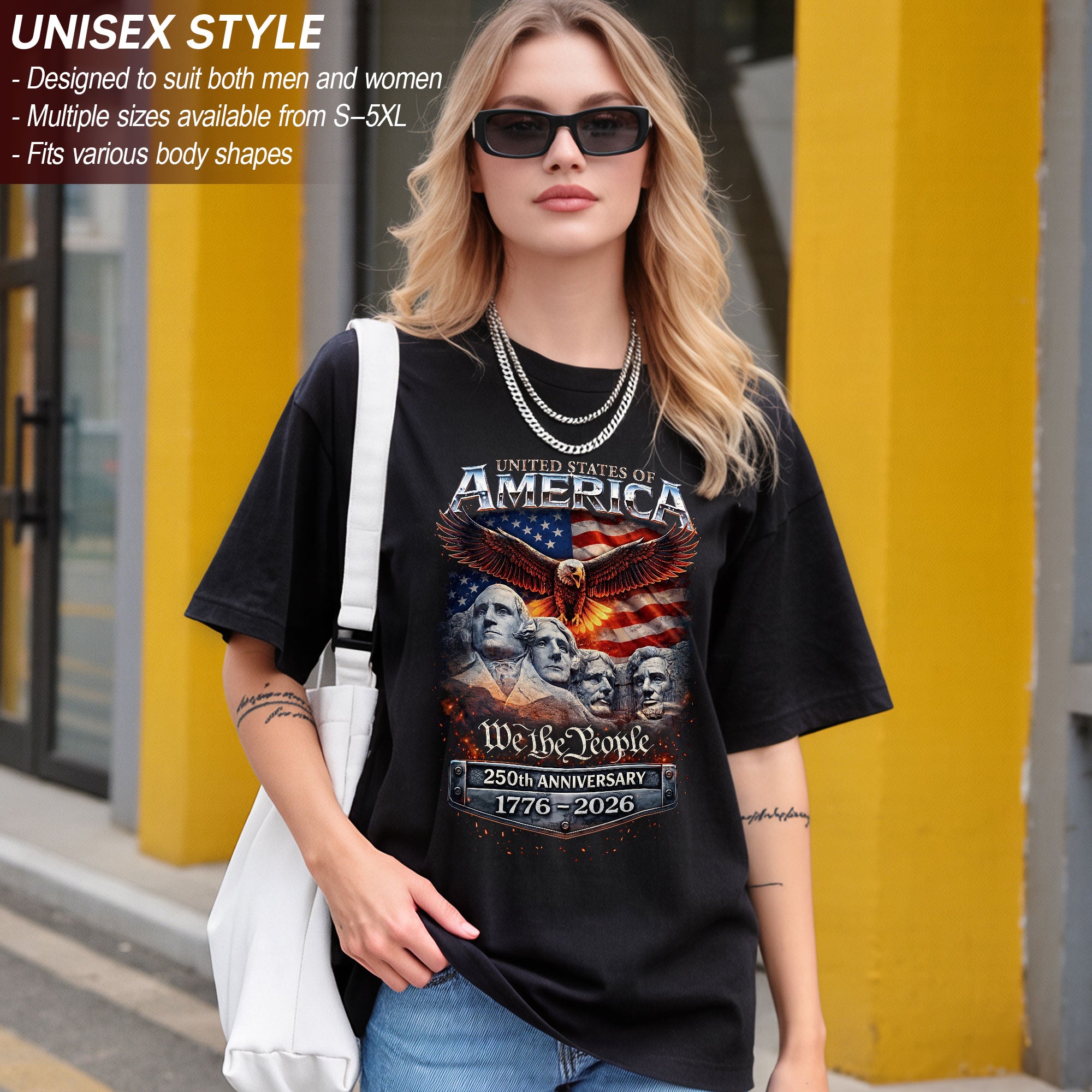 We The People 250th Anniversary 1776–2026 – Founding Legacy Patriotic T-Shirt