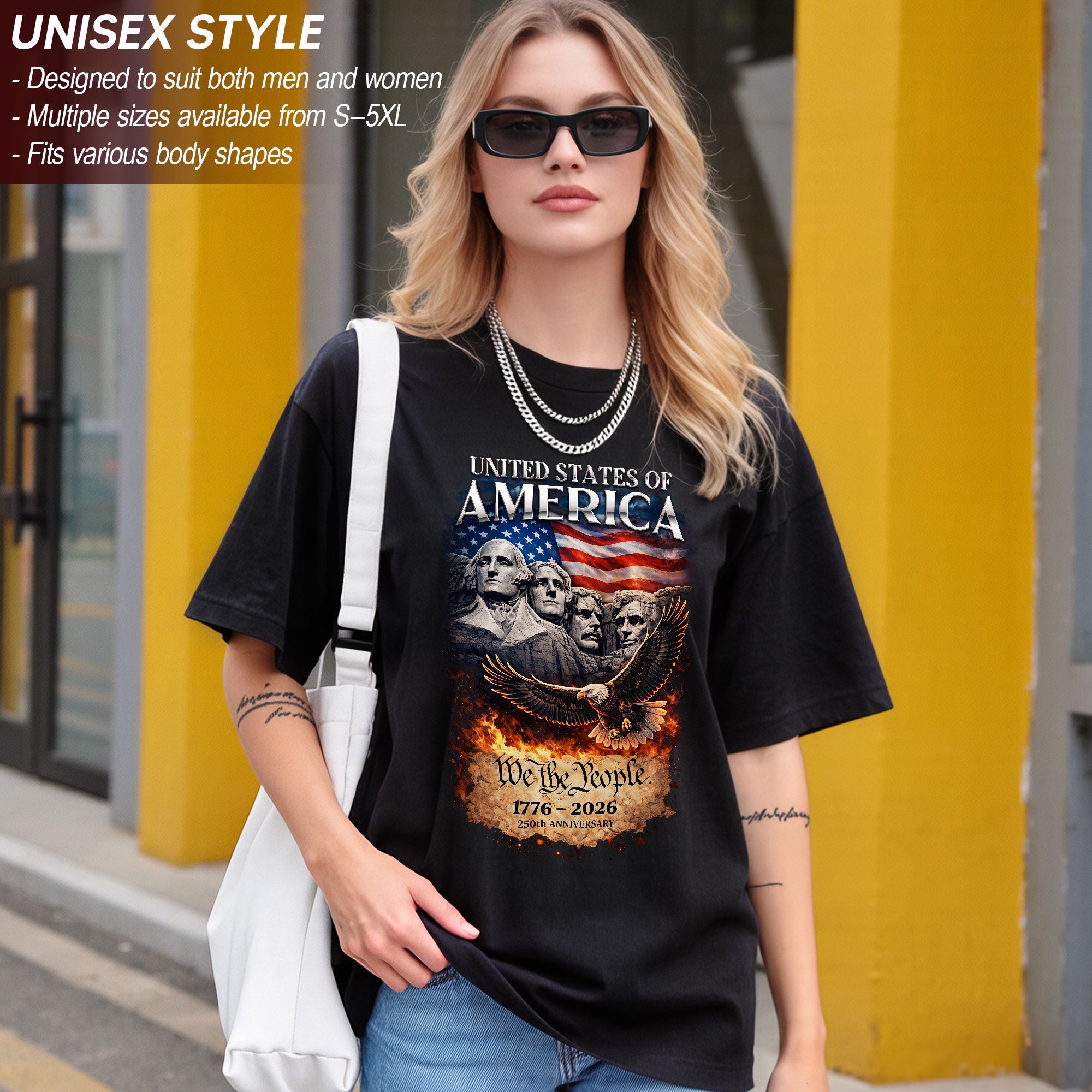 United States of America 1776–2026 – 250 Years of Freedom Commemorative T-Shirt