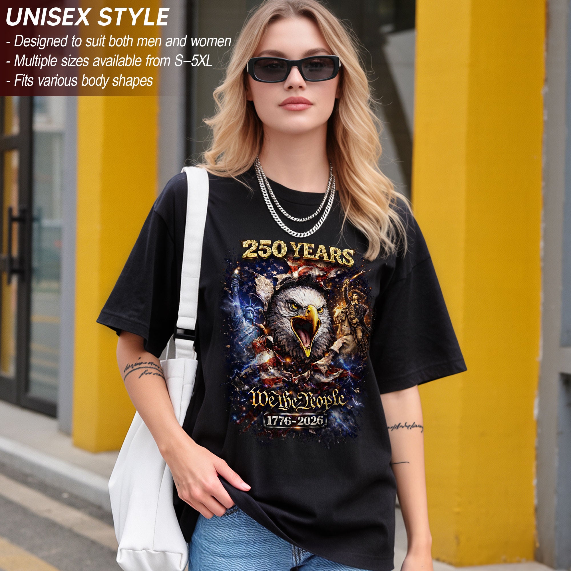 250 Years We The People 1776–2026 – American Heritage Graphic T-Shirt