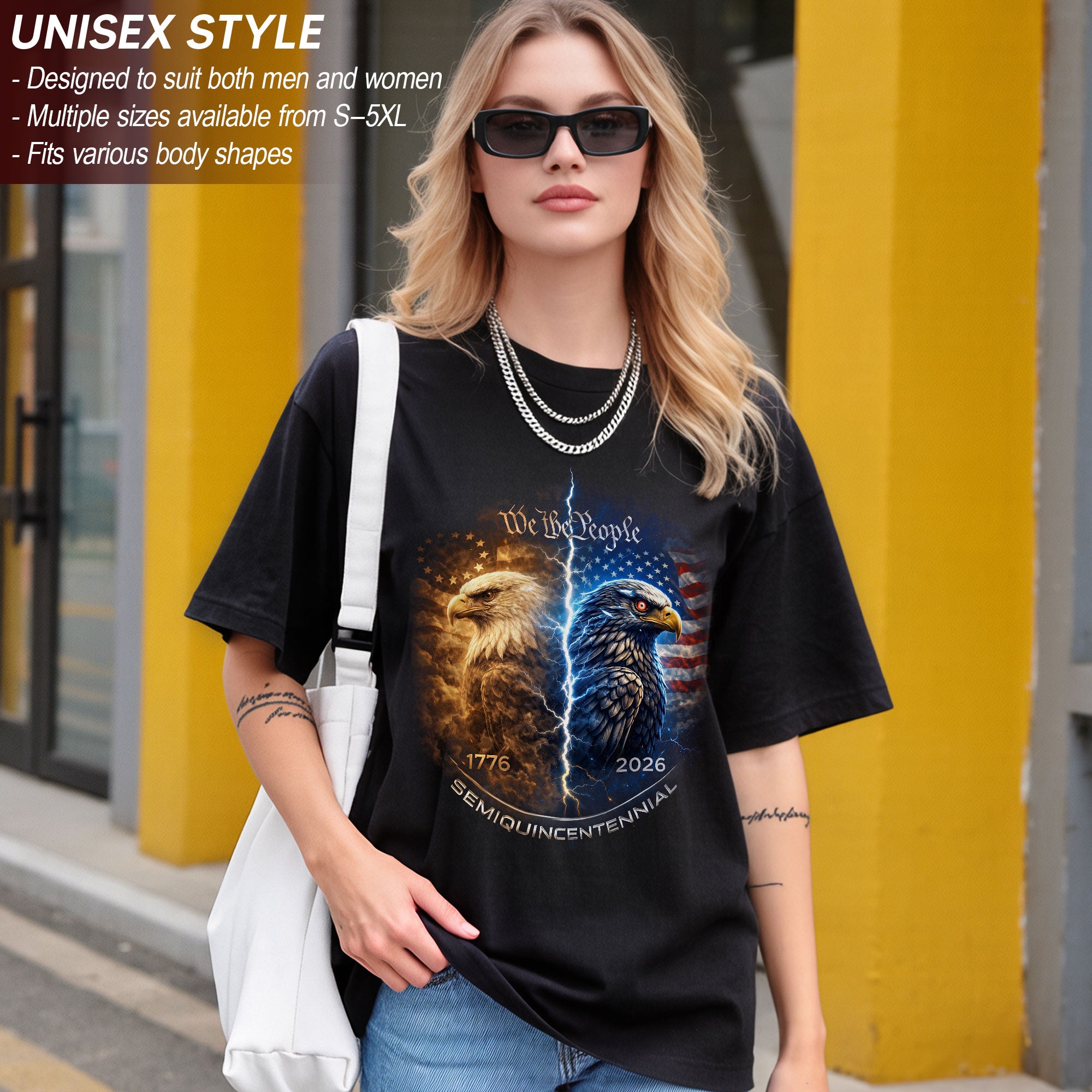 We The People 250th Anniversary Exclusive Bootleg Shirt - 1776-2026 Semiquincentennial Graphic Tee