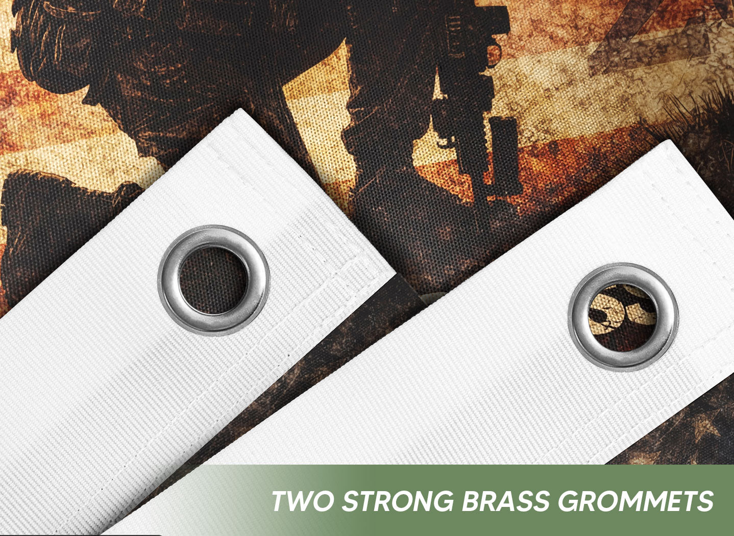 America 250th Anniversary Soldier Flag 1776-2026 - Revolutionary & Modern Military Heritage Banner, Semiquincentennial Double Sided Outdoor Flag