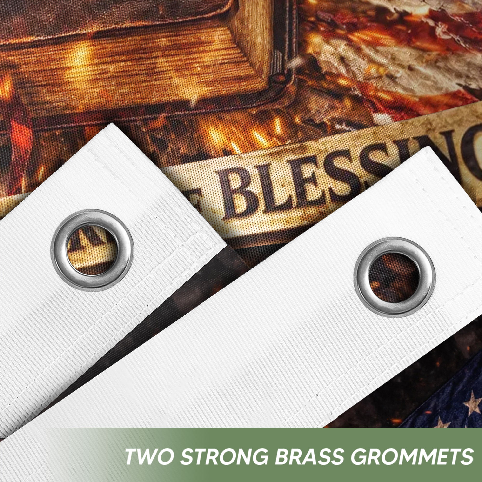 1776-2026 One Nation Under God 250th Anniversary Flag, 250 Years of Blessings & Holy Bible America Semiquincentennial - Double Sided Christian USA House Flag